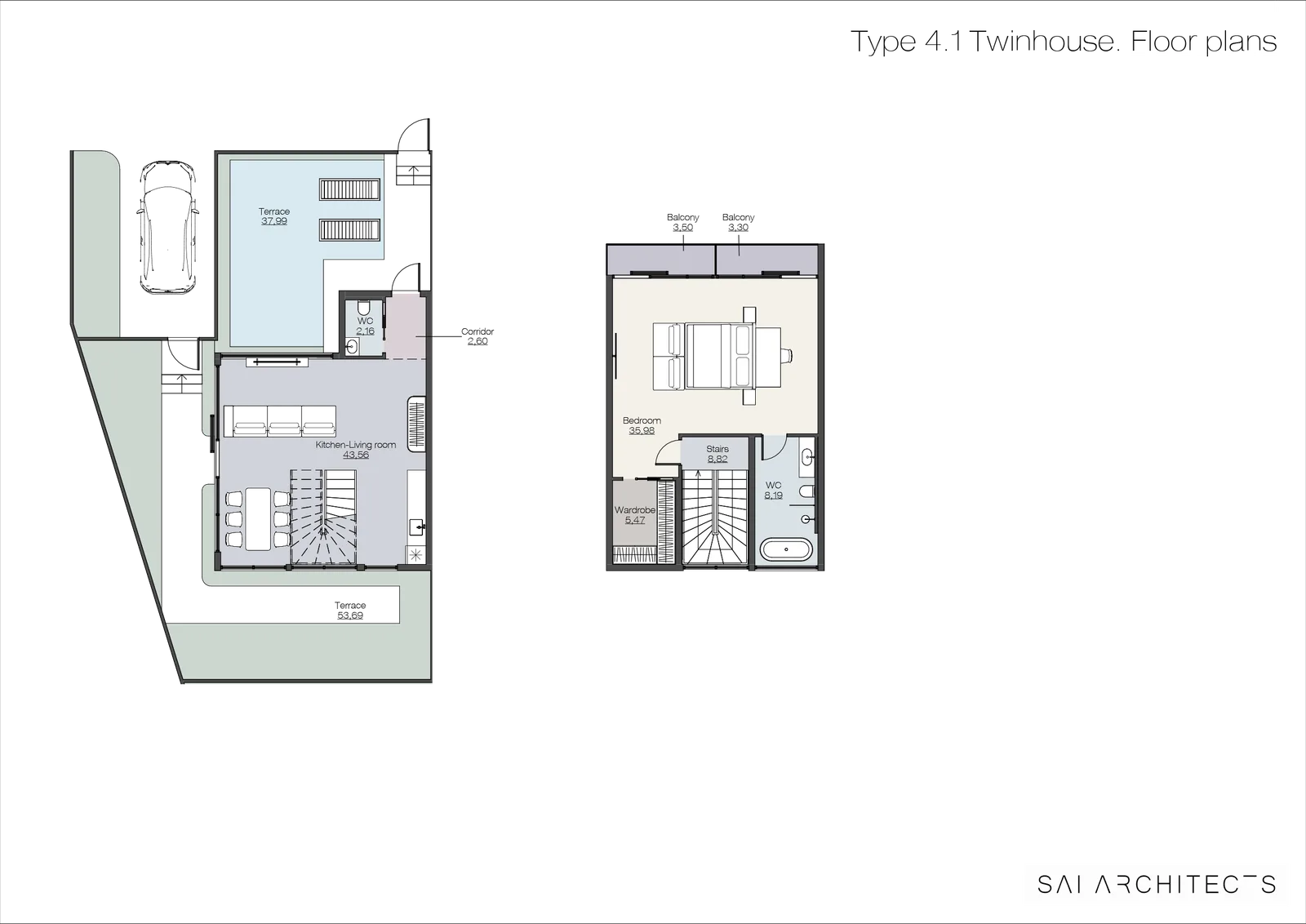 2-bedroom villa, 162 sqm