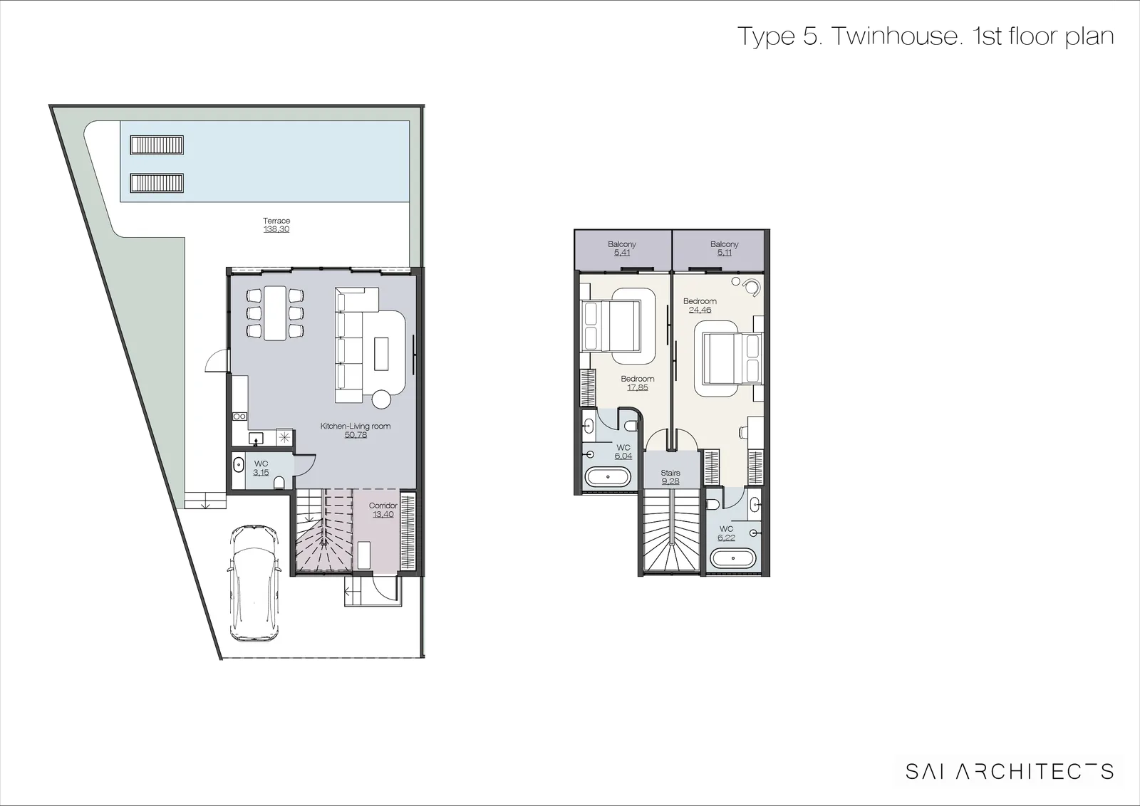 2-bedroom villa, 162 sqm