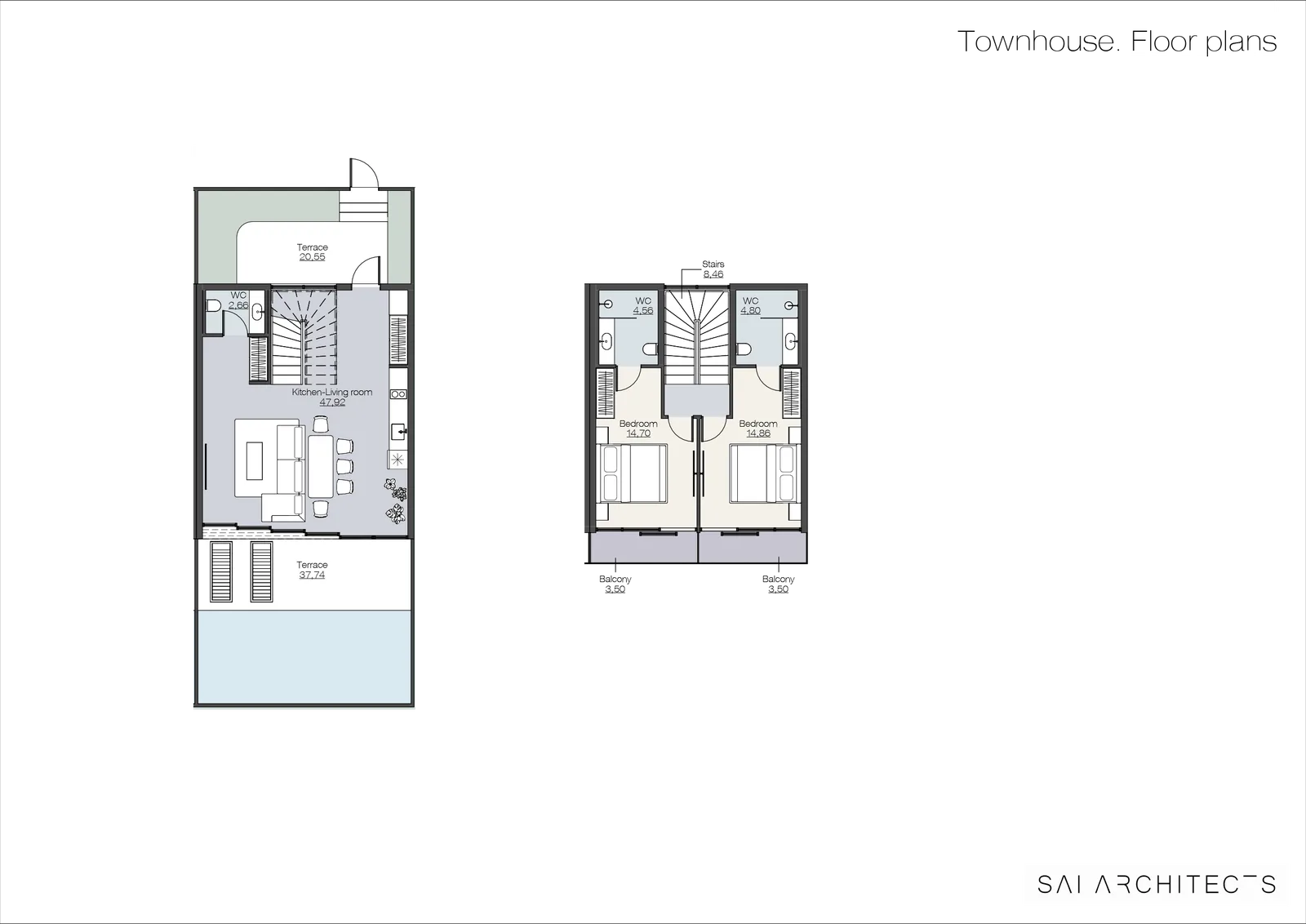 2-bedroom villa, 162 sqm
