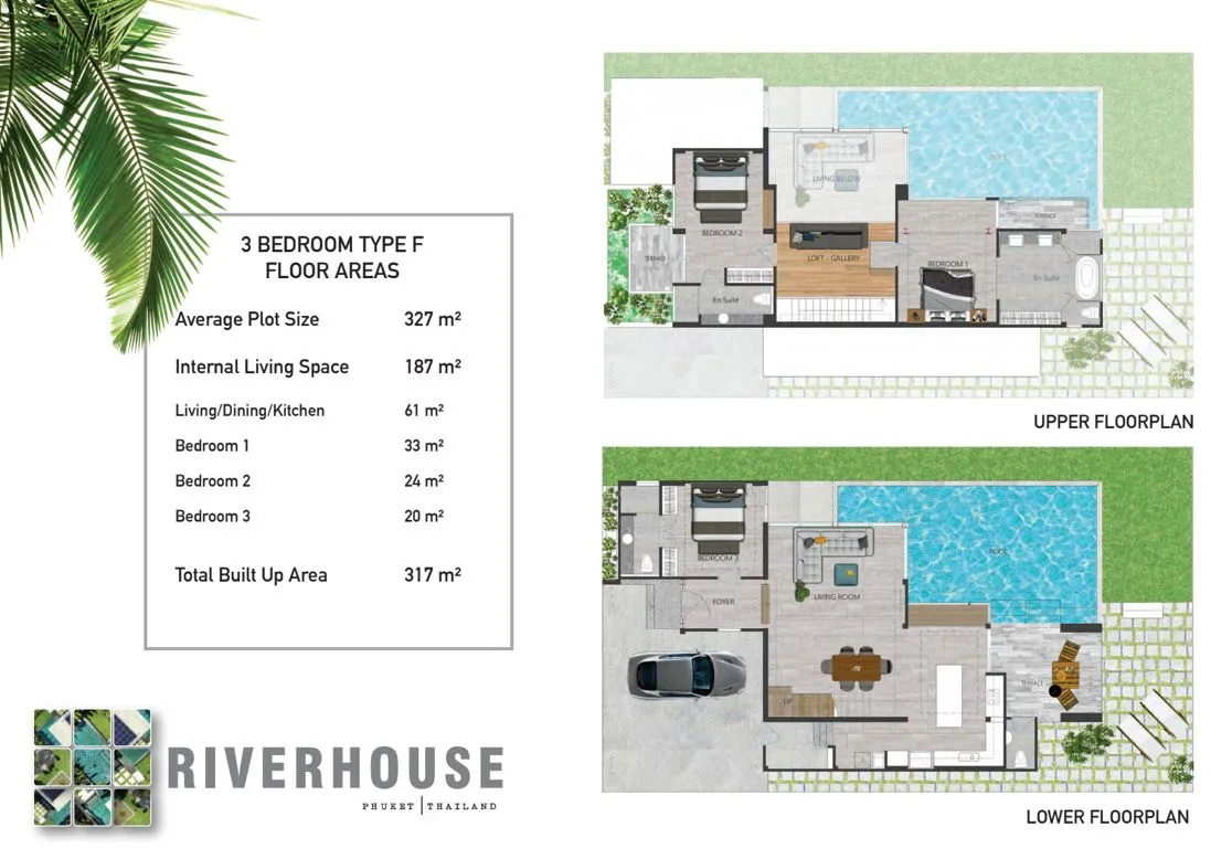 3-bedroom villa, 316 sqm