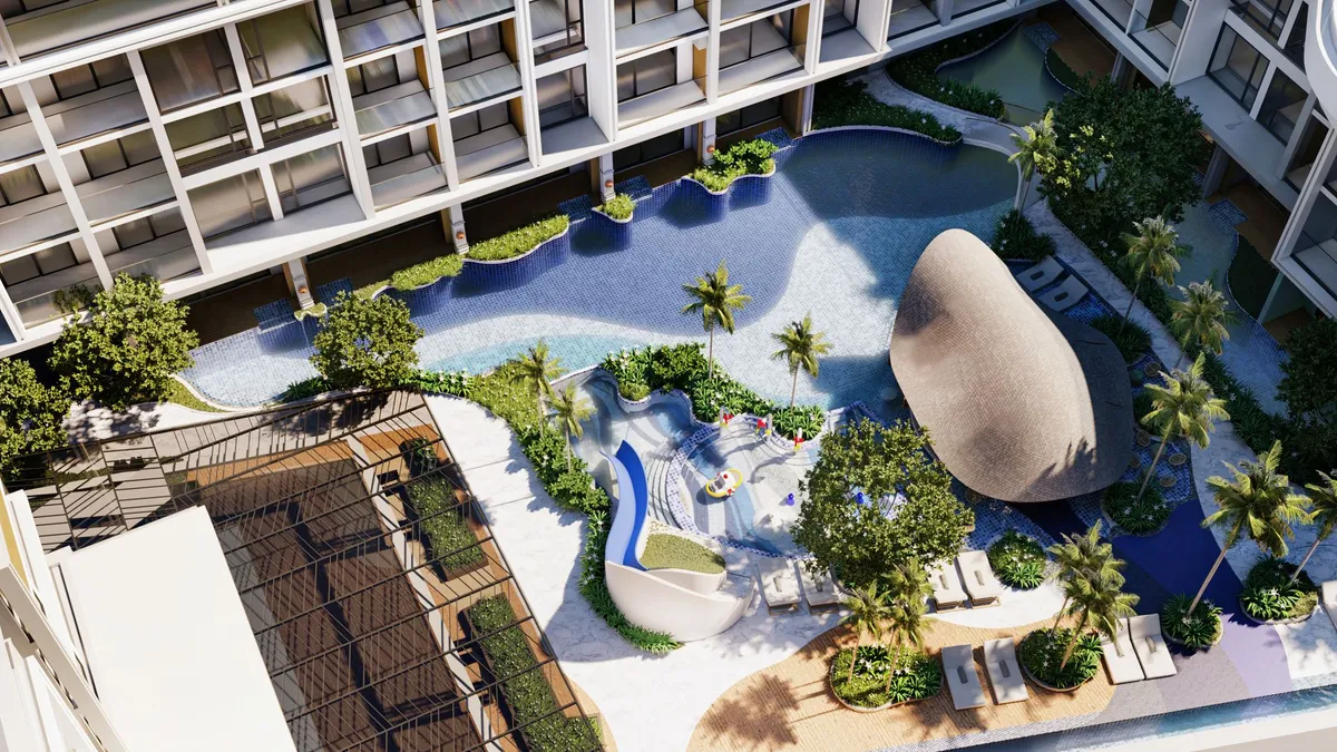 2-bedroom condo, 62 sqm