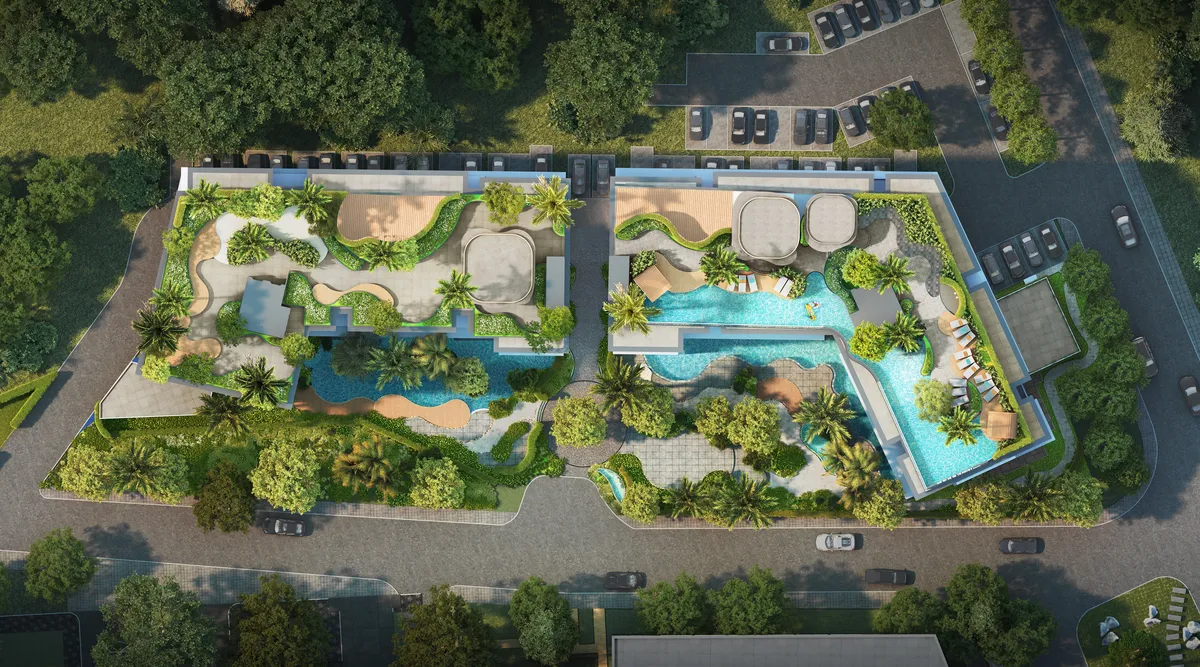 1-bedroom condo, 60 sqm