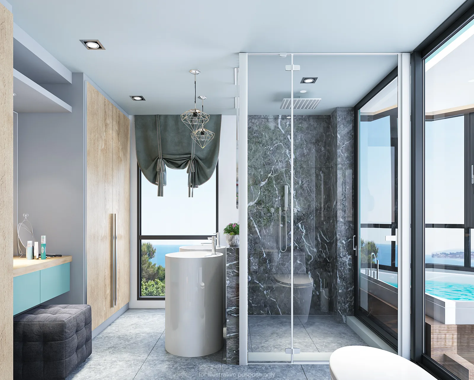 1-bedroom condo, 39 sqm