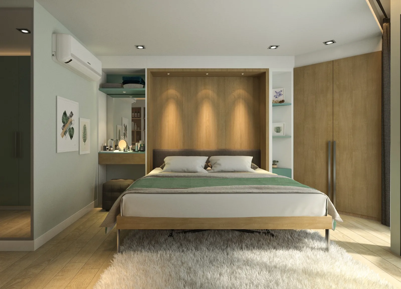 1-bedroom condo, 39 sqm