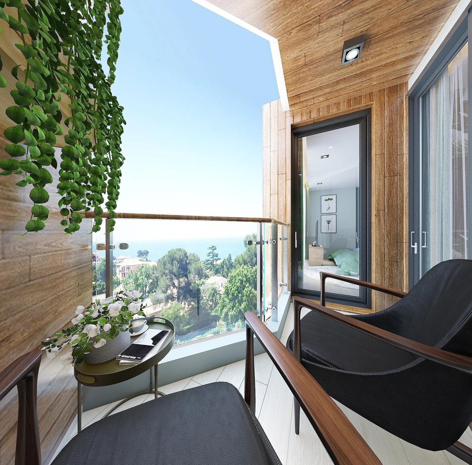 2-bedroom condo, 60 sqm