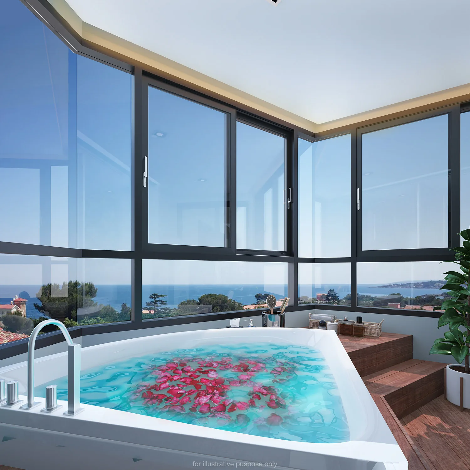 2-bedroom condo, 60 sqm