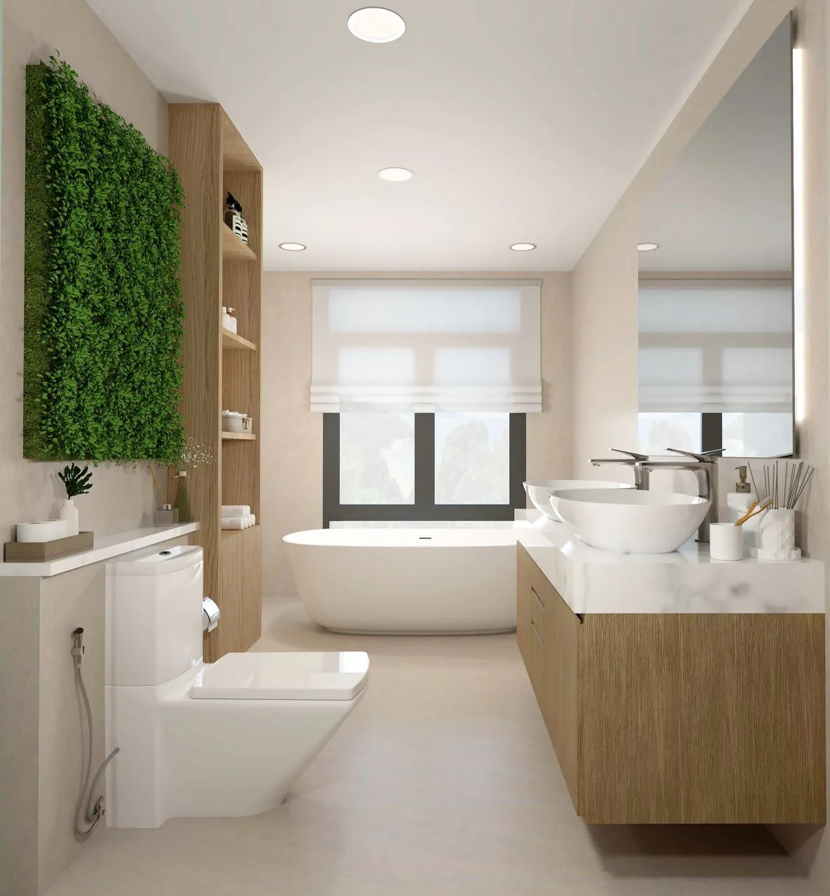 2-bedroom condo, 60 sqm