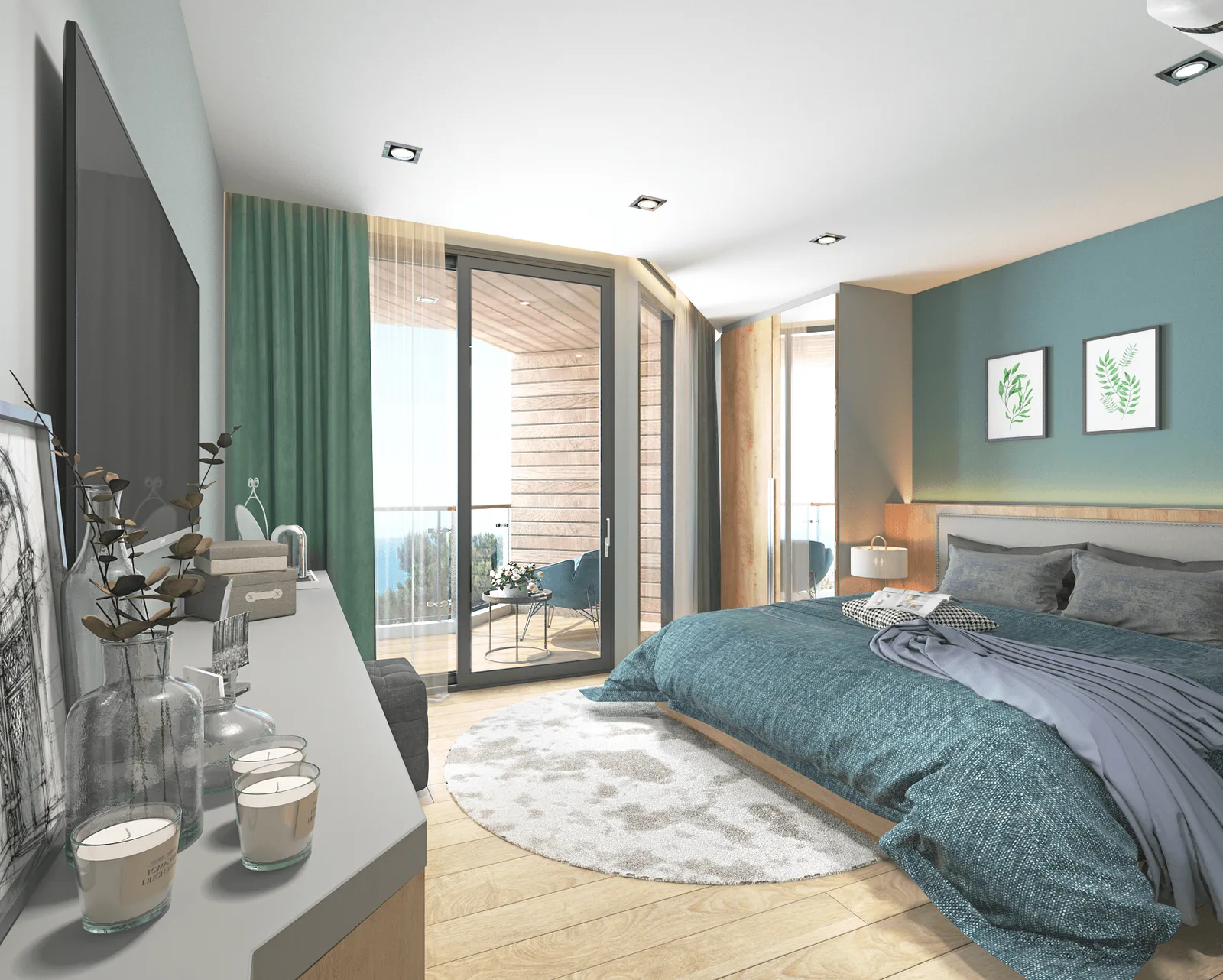 3-bedroom condo, 135 sqm