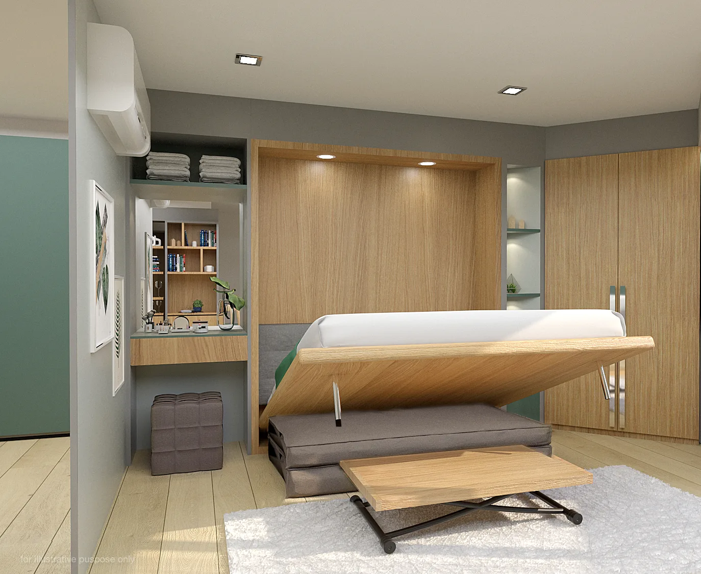 3-bedroom condo, 135 sqm