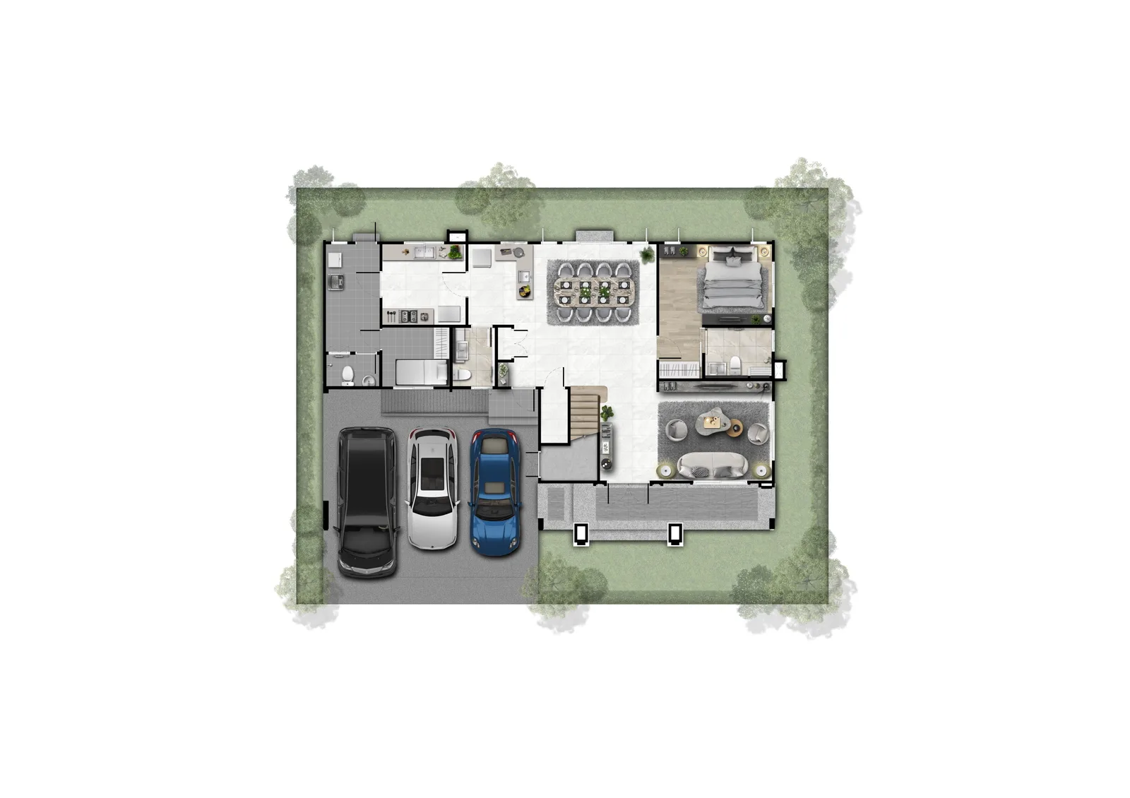 4-bedroom villa, 260 sqm