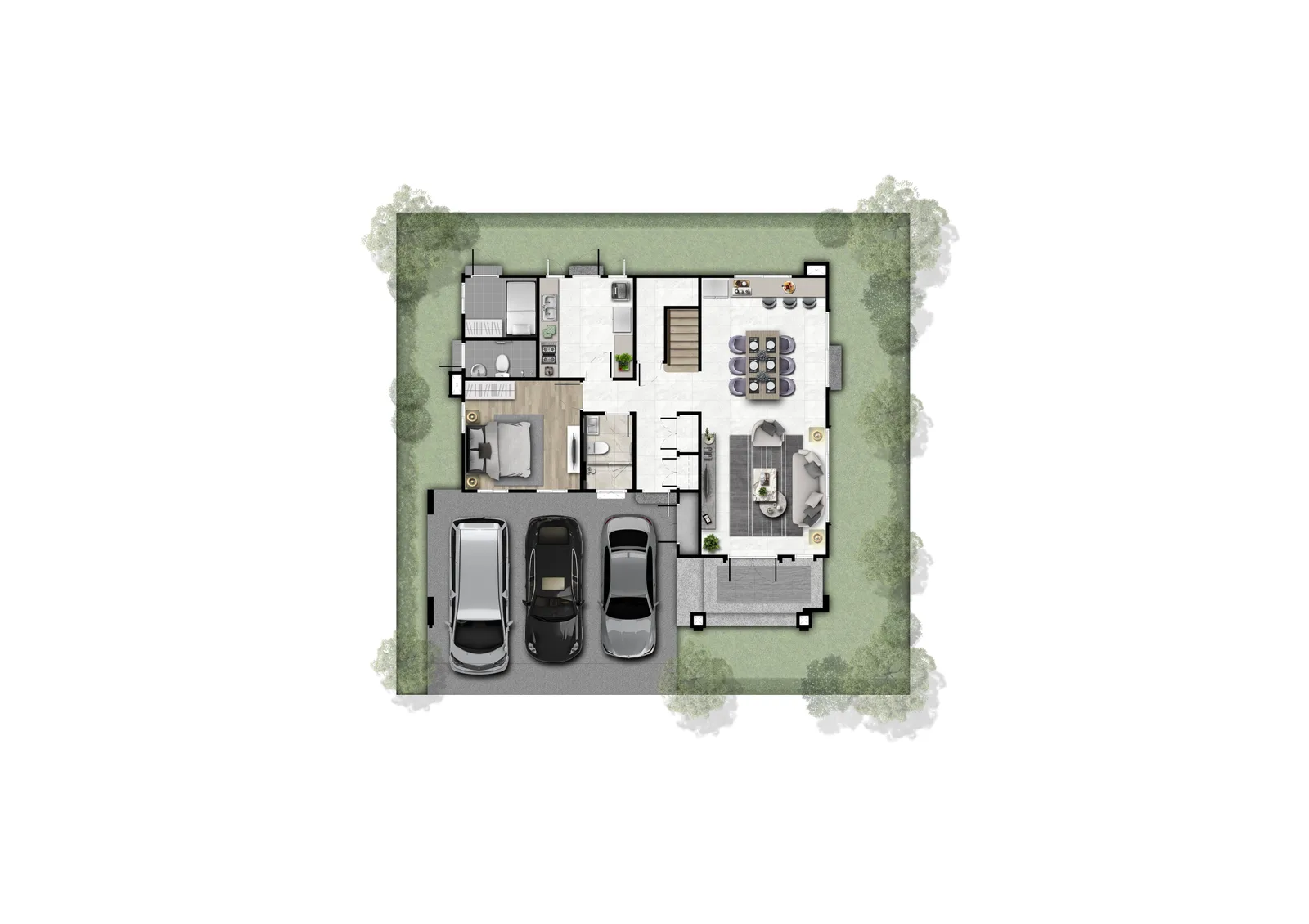 4-bedroom villa, 260 sqm