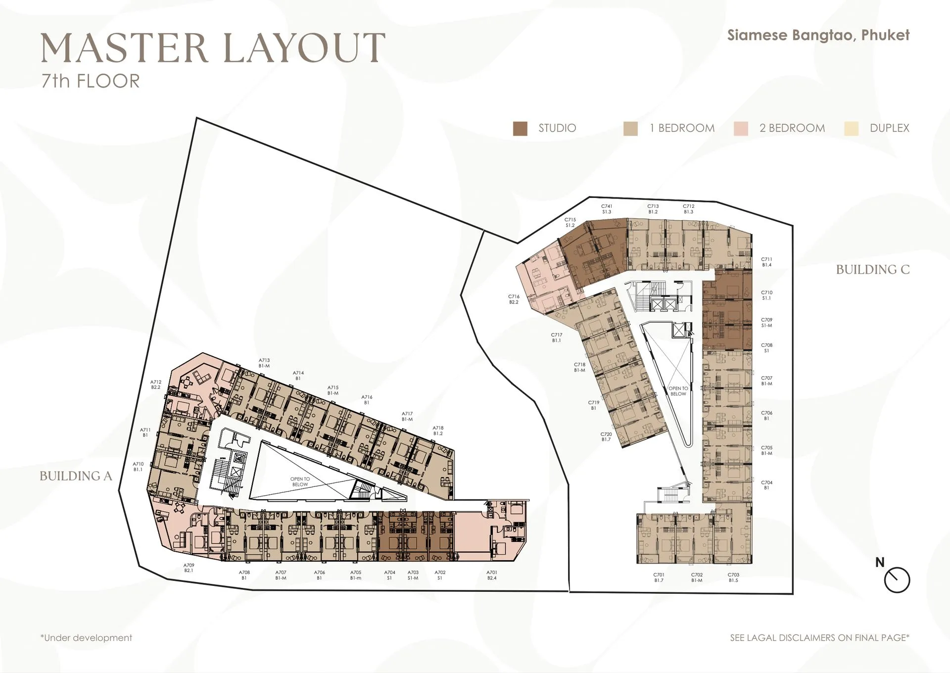 2-bedroom condo, 71 sqm