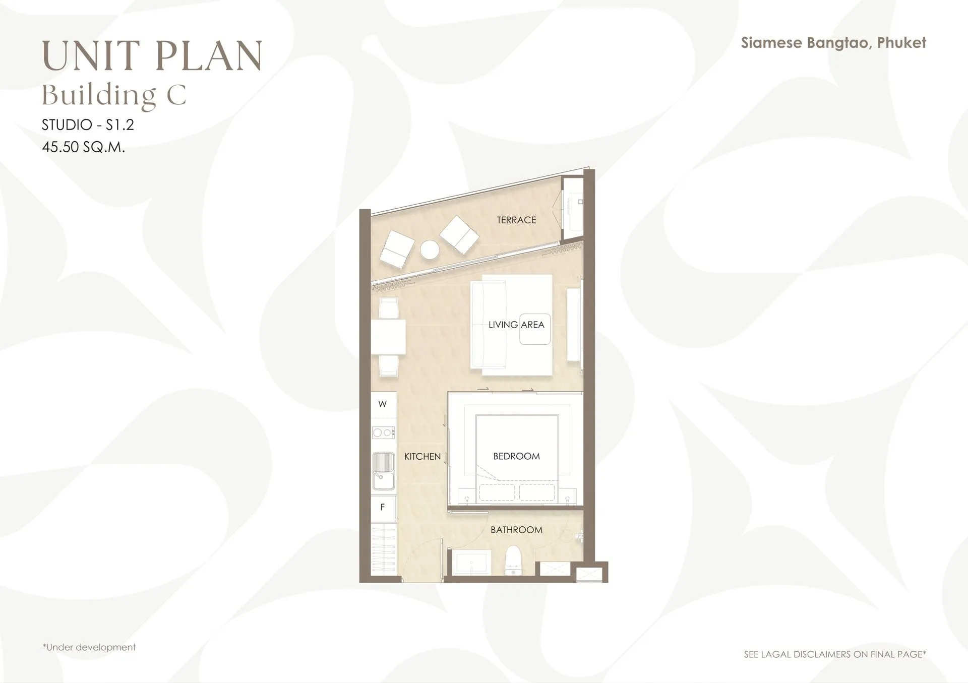 2-bedroom condo, 71 sqm