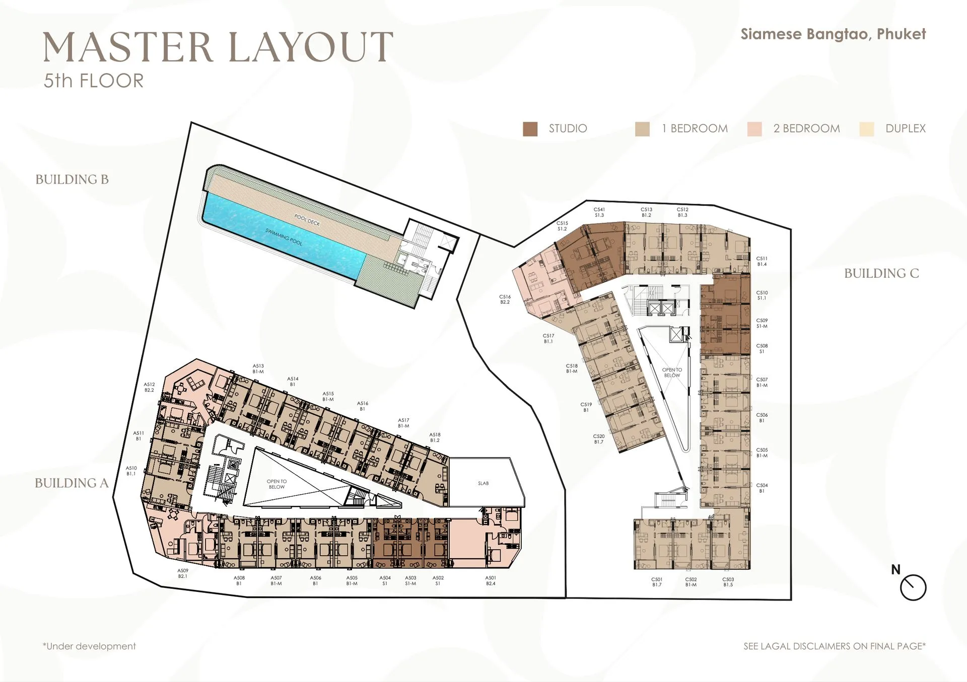 2-bedroom condo, 71 sqm