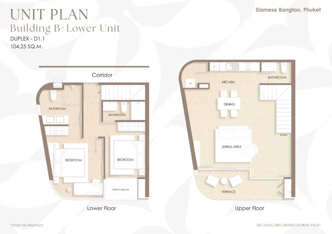 2-bedroom condo, 71 sqm