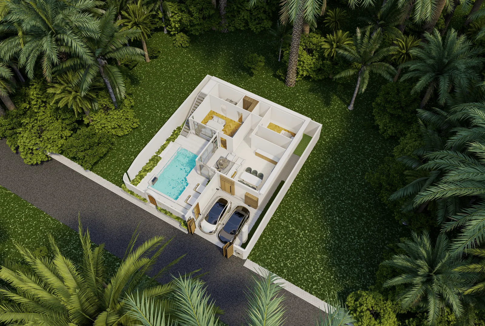 4-bedroom villa, 376 sqm