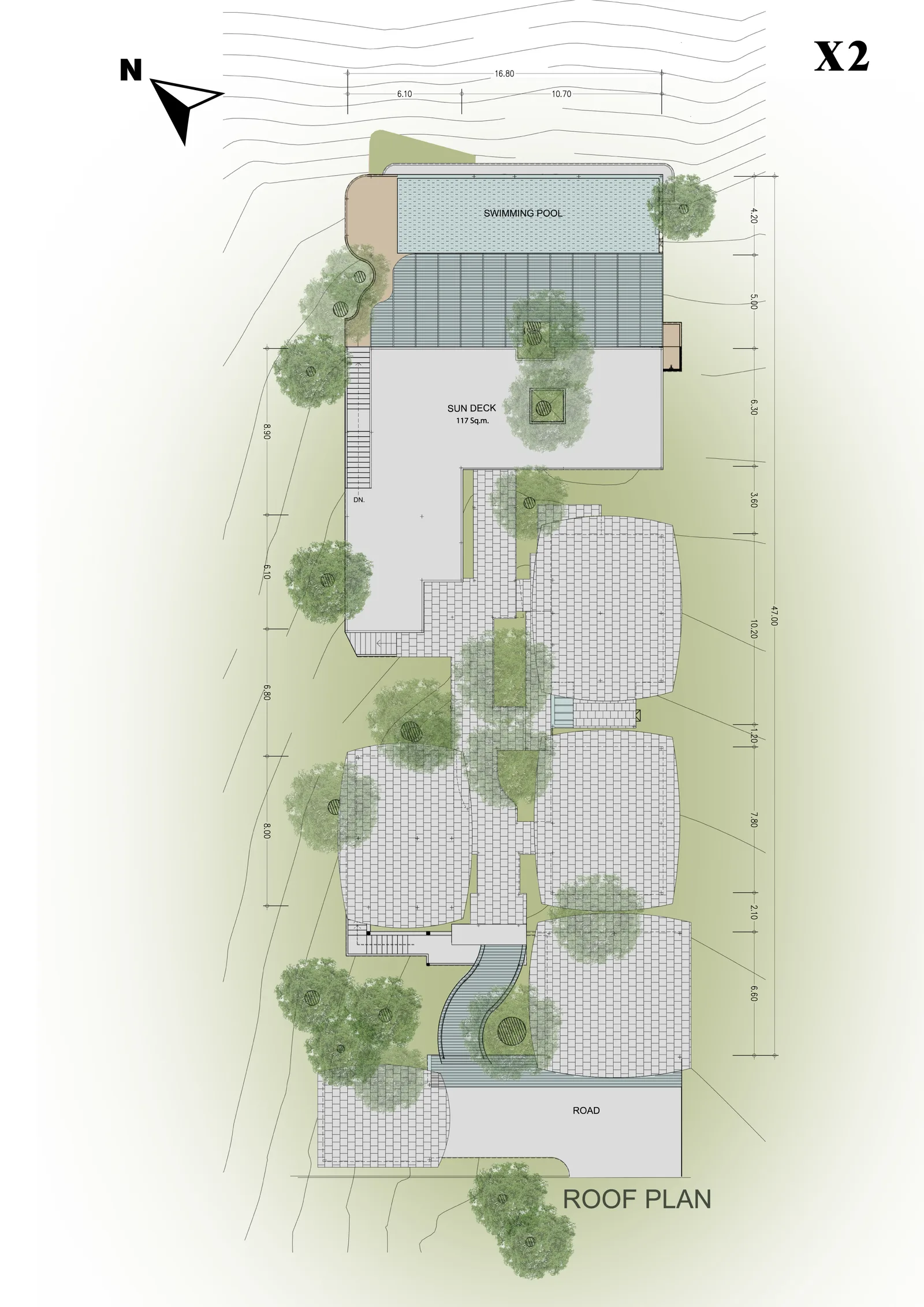4-bedroom villa, 1013 sqm