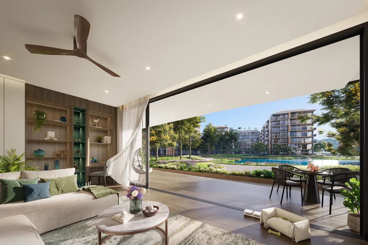 1-bedroom condo, 54 sqm