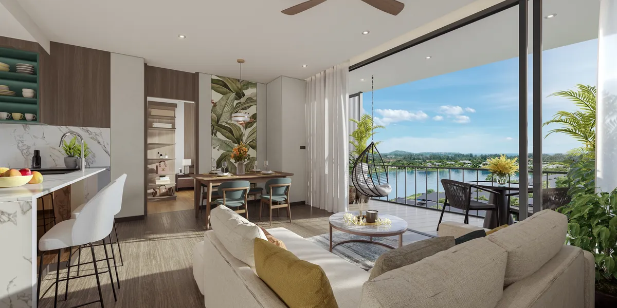 2-bedroom condo, 85 sqm