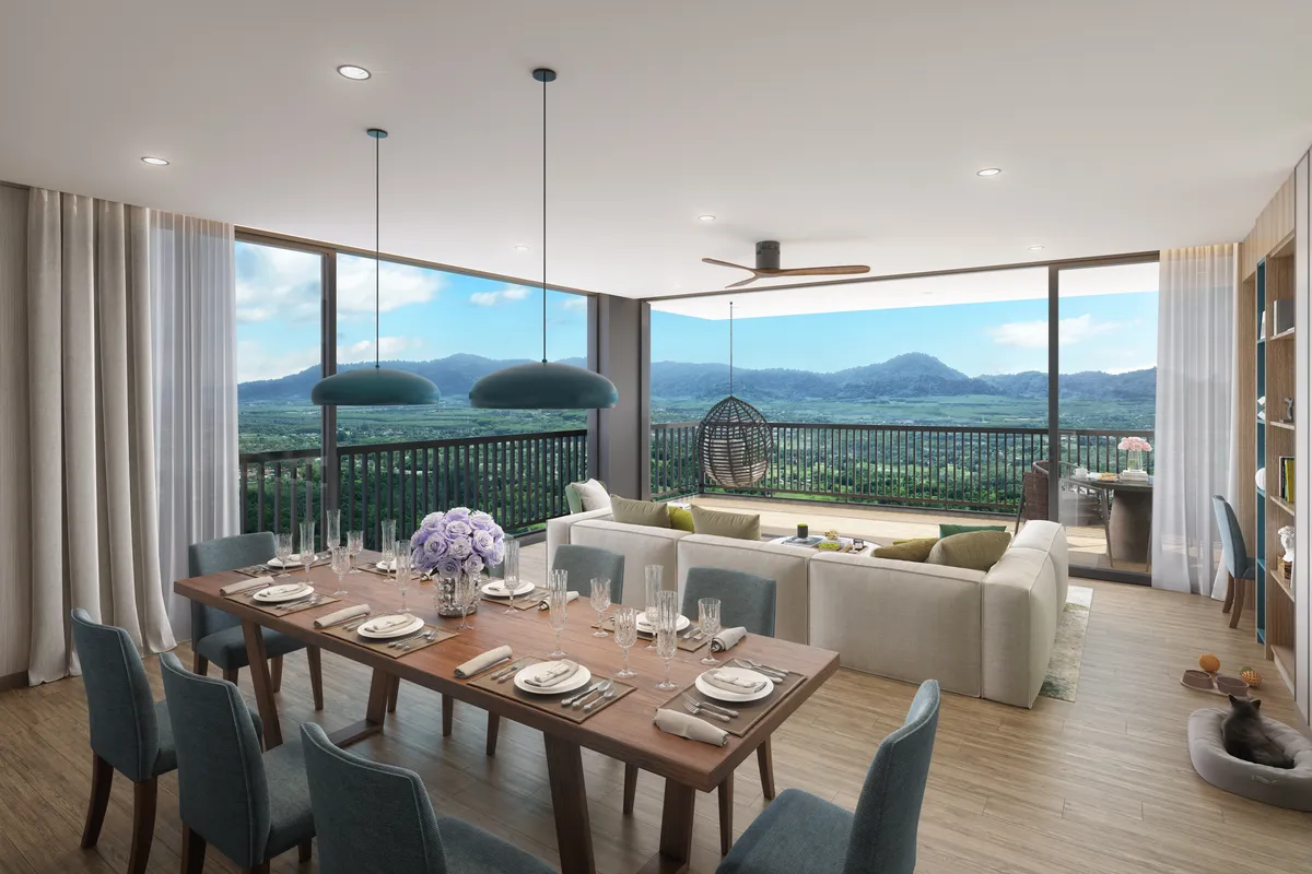2-bedroom condo, 85 sqm