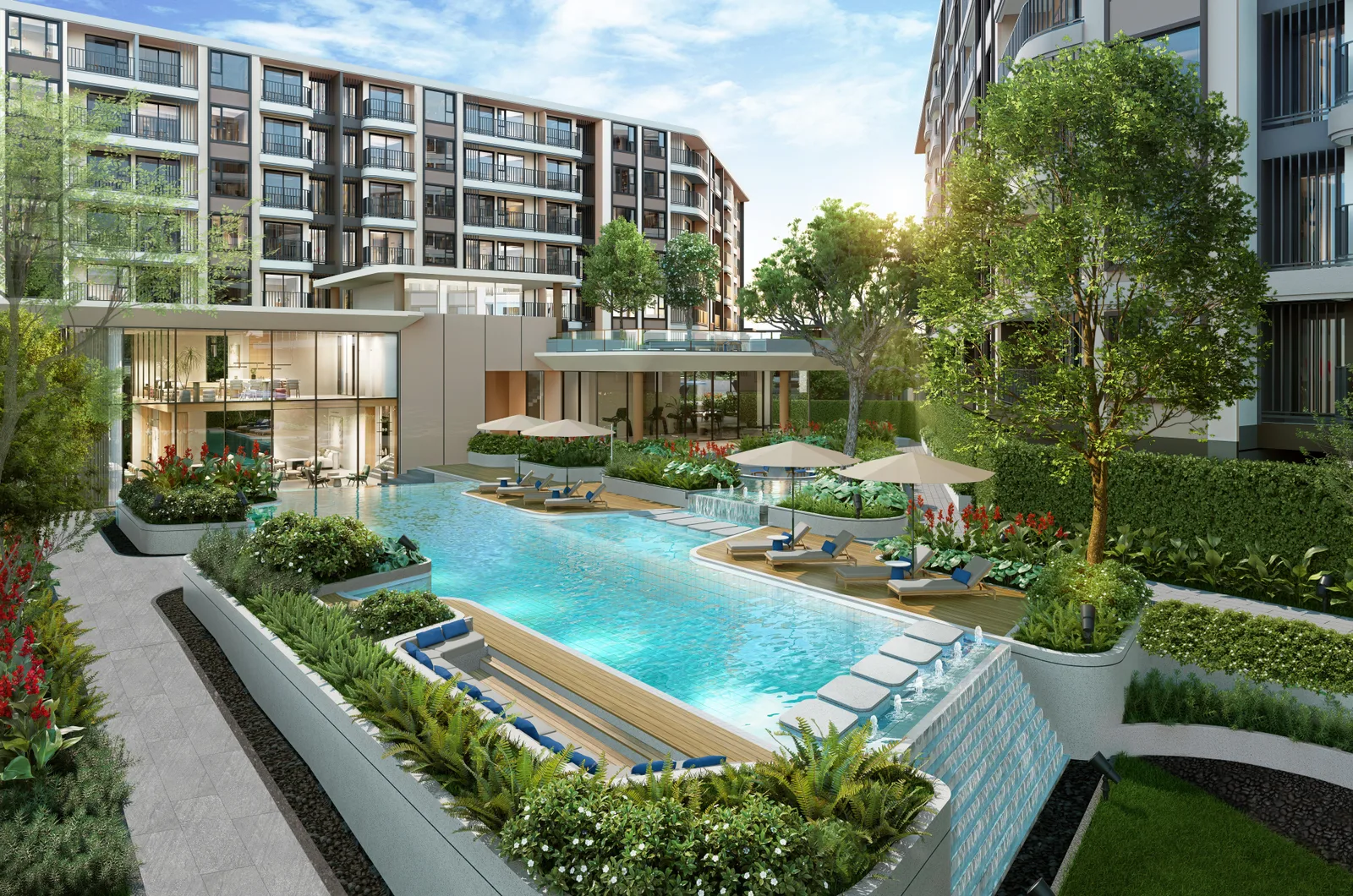 1-bedroom condo, 27 sqm