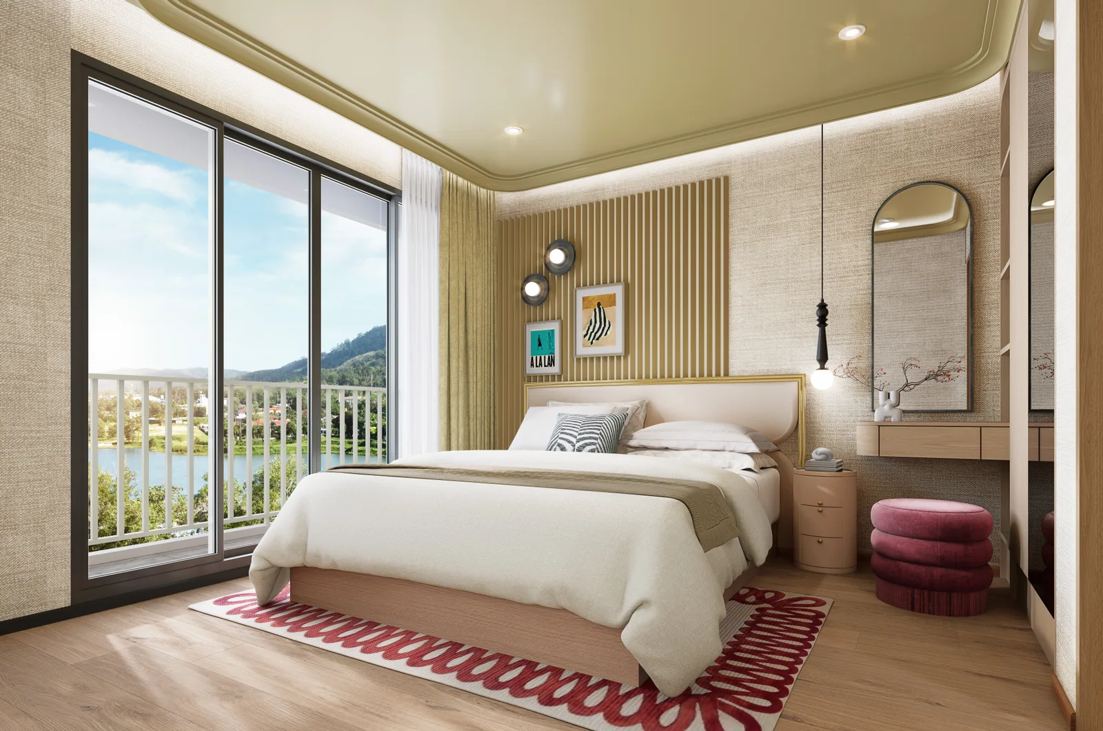 3-bedroom condo, 85 sqm