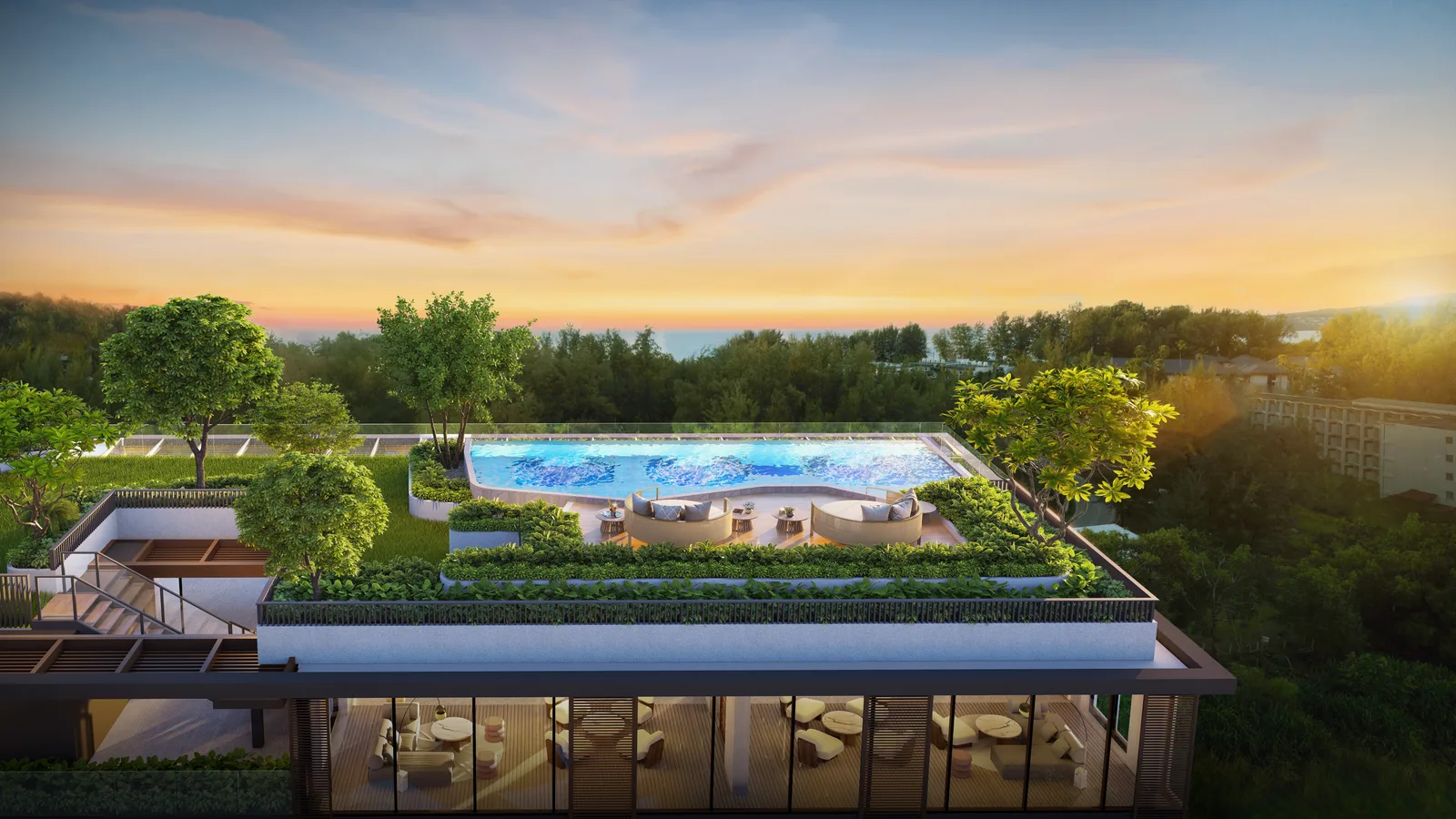 2-bedroom condo, 51 sqm