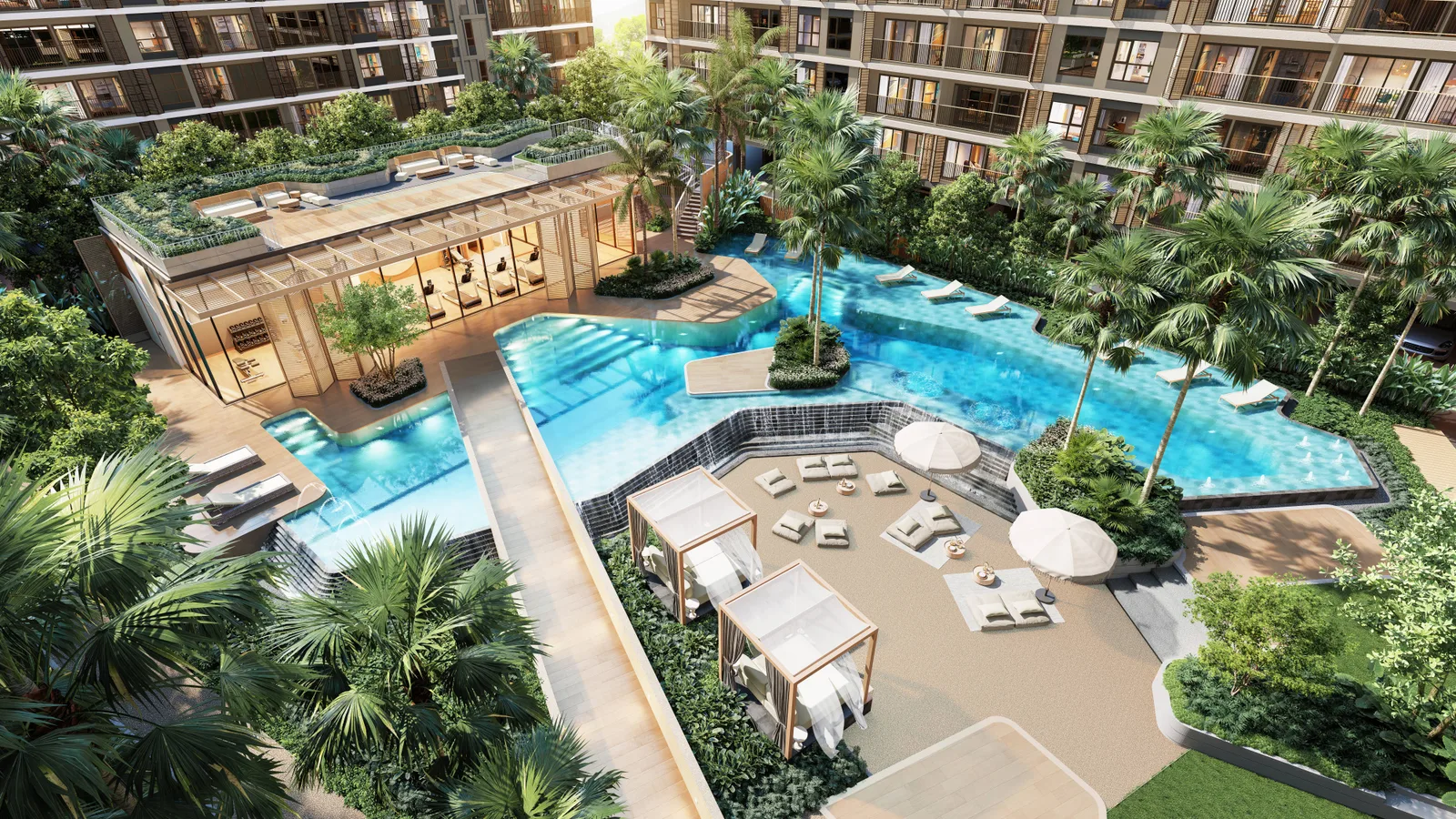 2-bedroom condo, 51 sqm