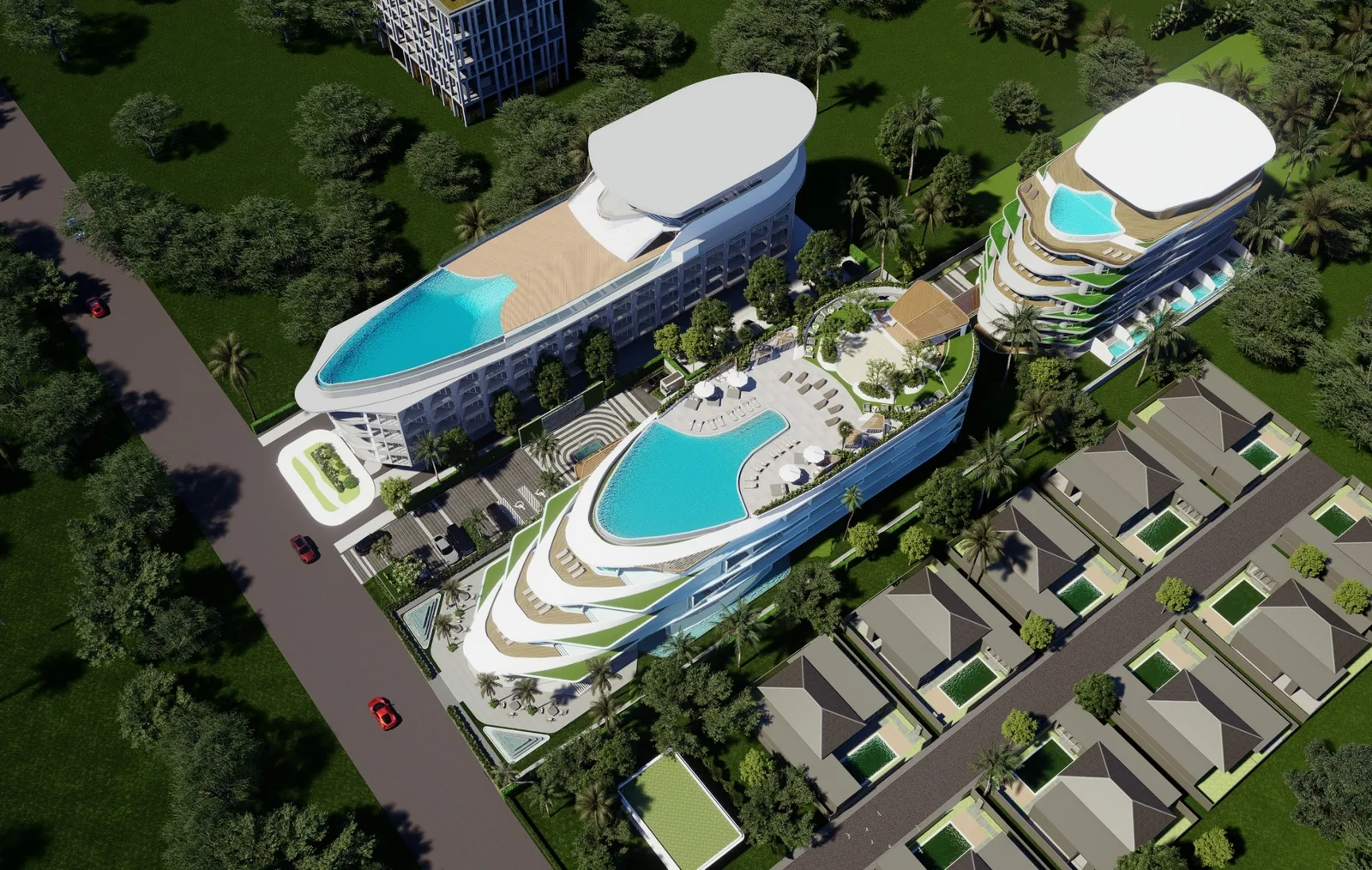 1-bedroom condo, 50 sqm
