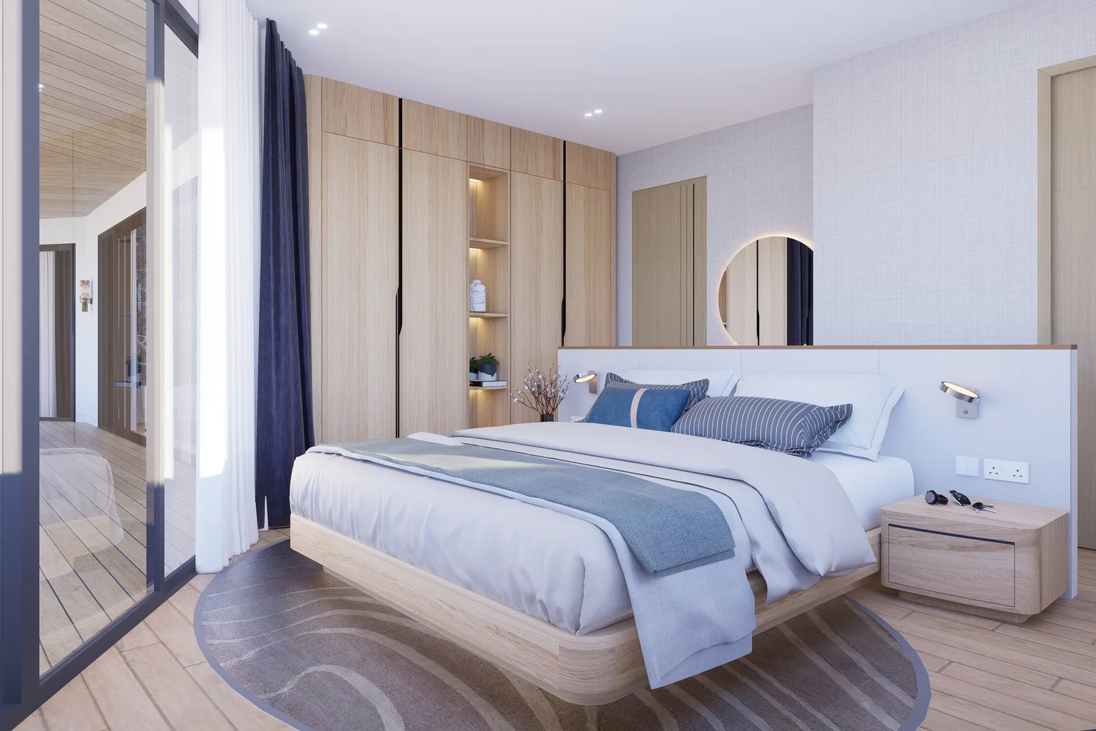 1-bedroom condo, 50 sqm