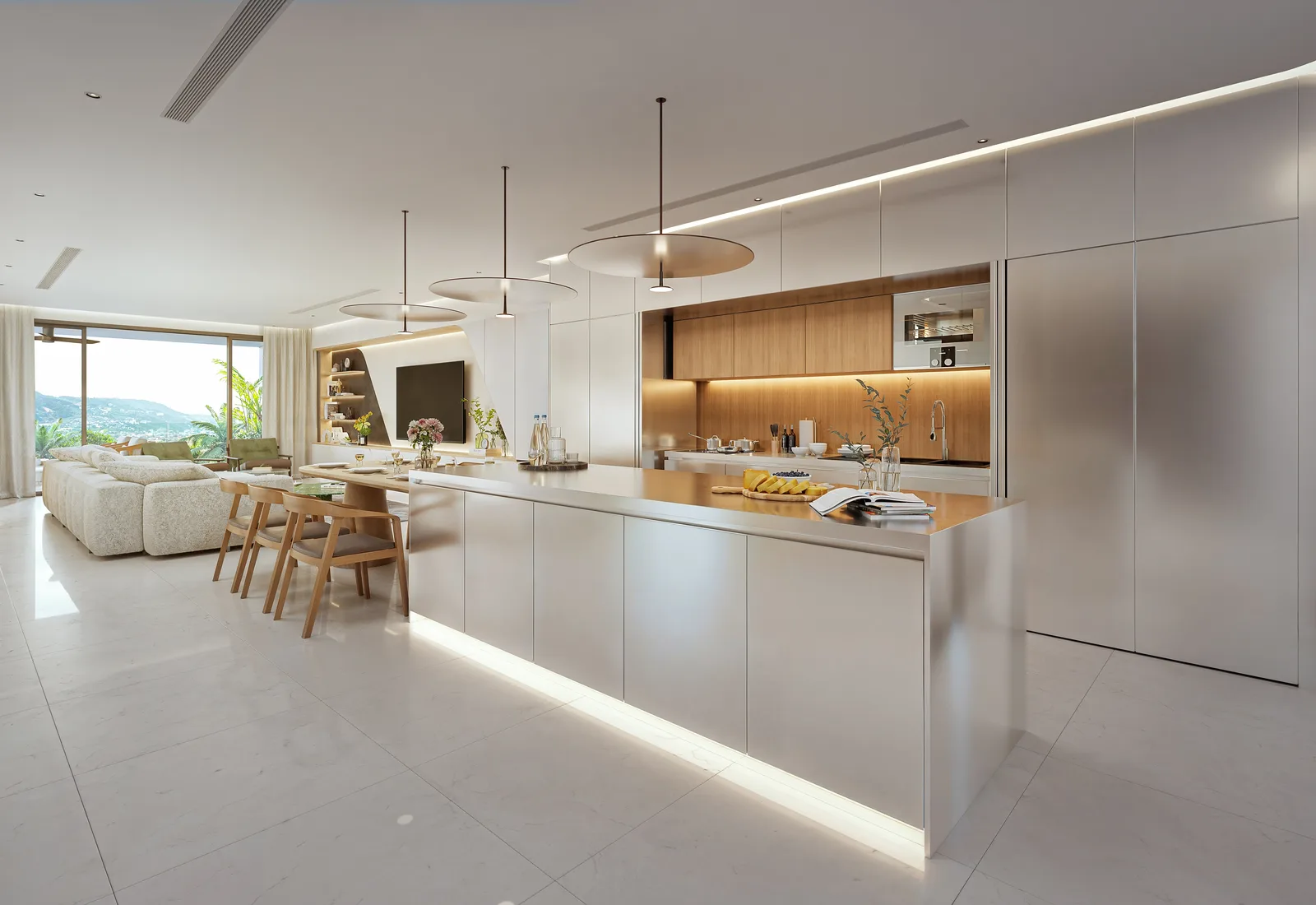 1-bedroom condo, 50 sqm