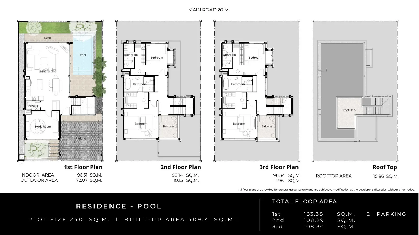 4-bedroom villa, 380 sqm