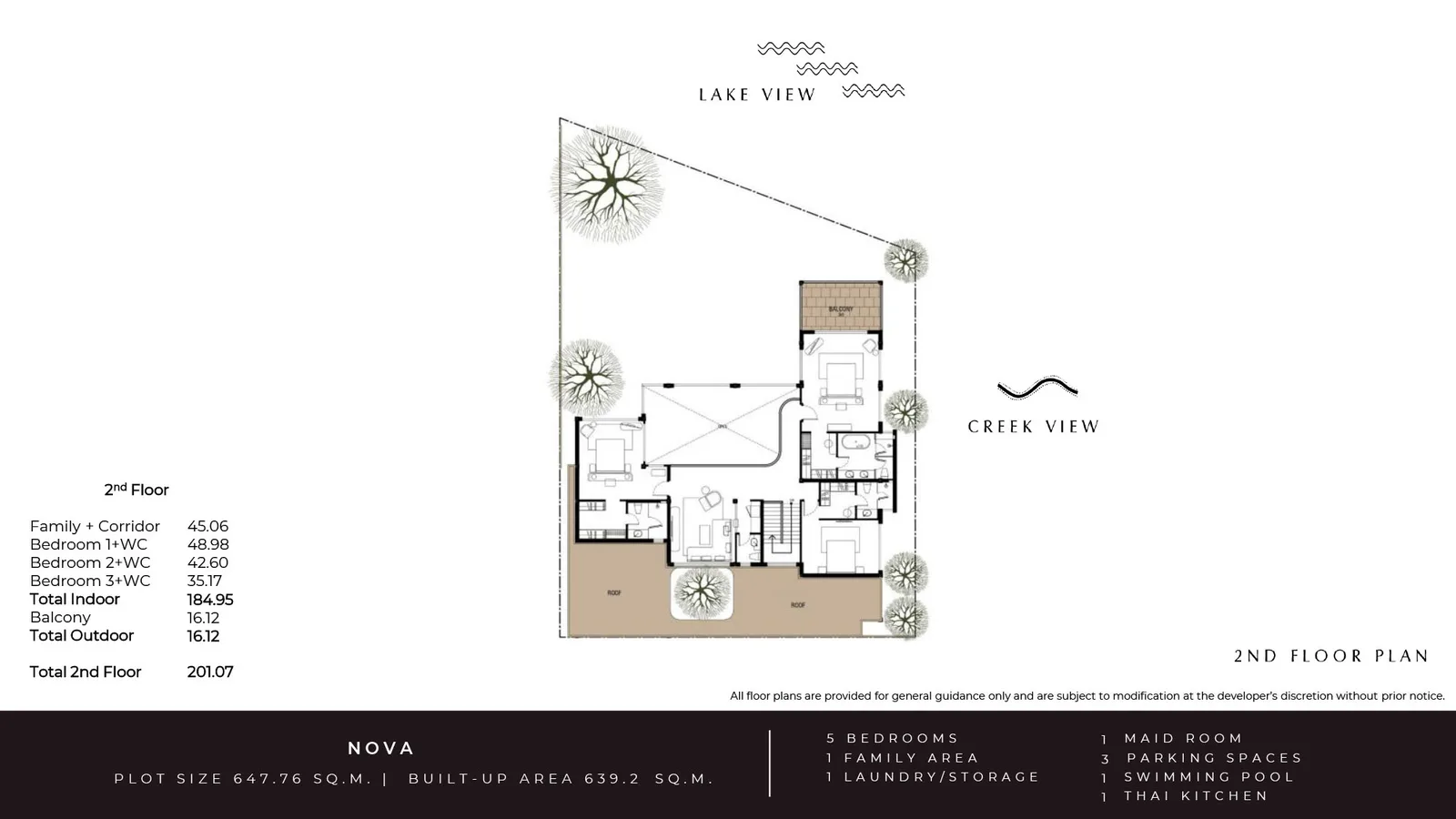 5-bedroom villa, 422 sqm
