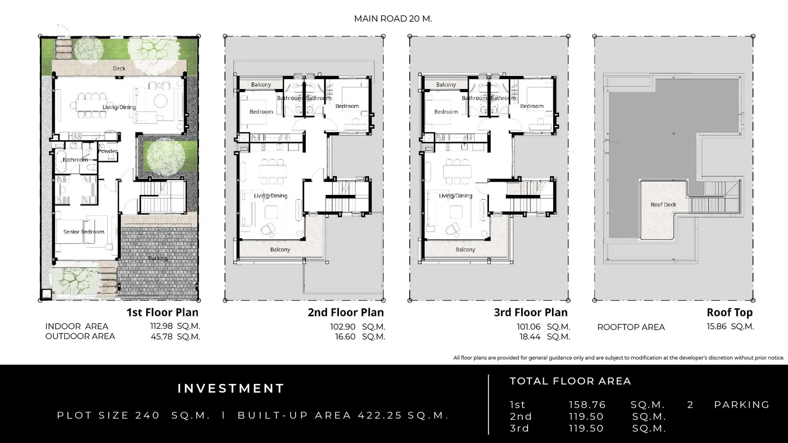 5-bedroom villa, 422 sqm