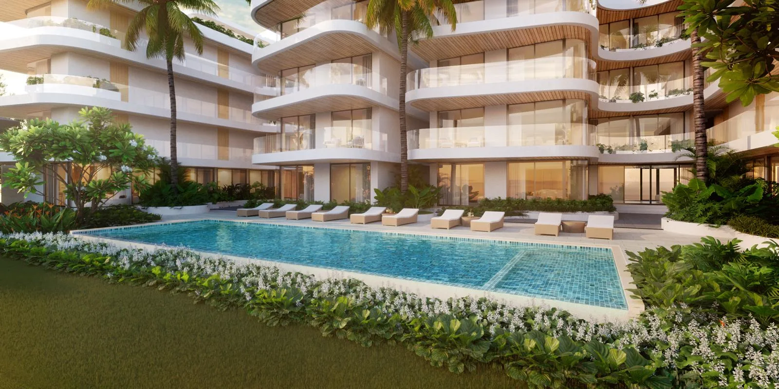 2-bedroom condo, 100 sqm