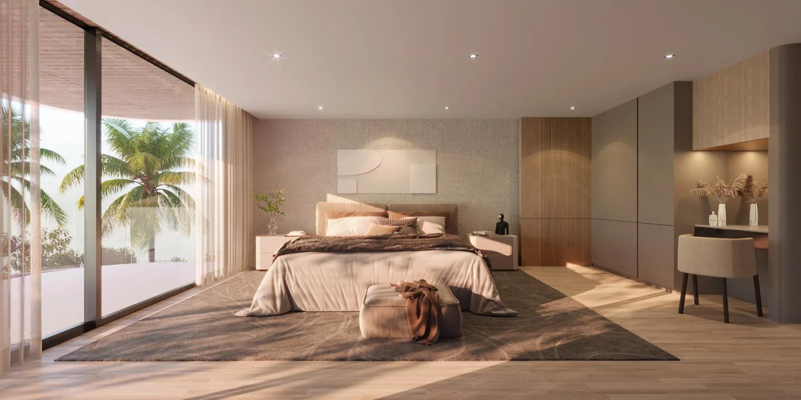 2-bedroom condo, 100 sqm