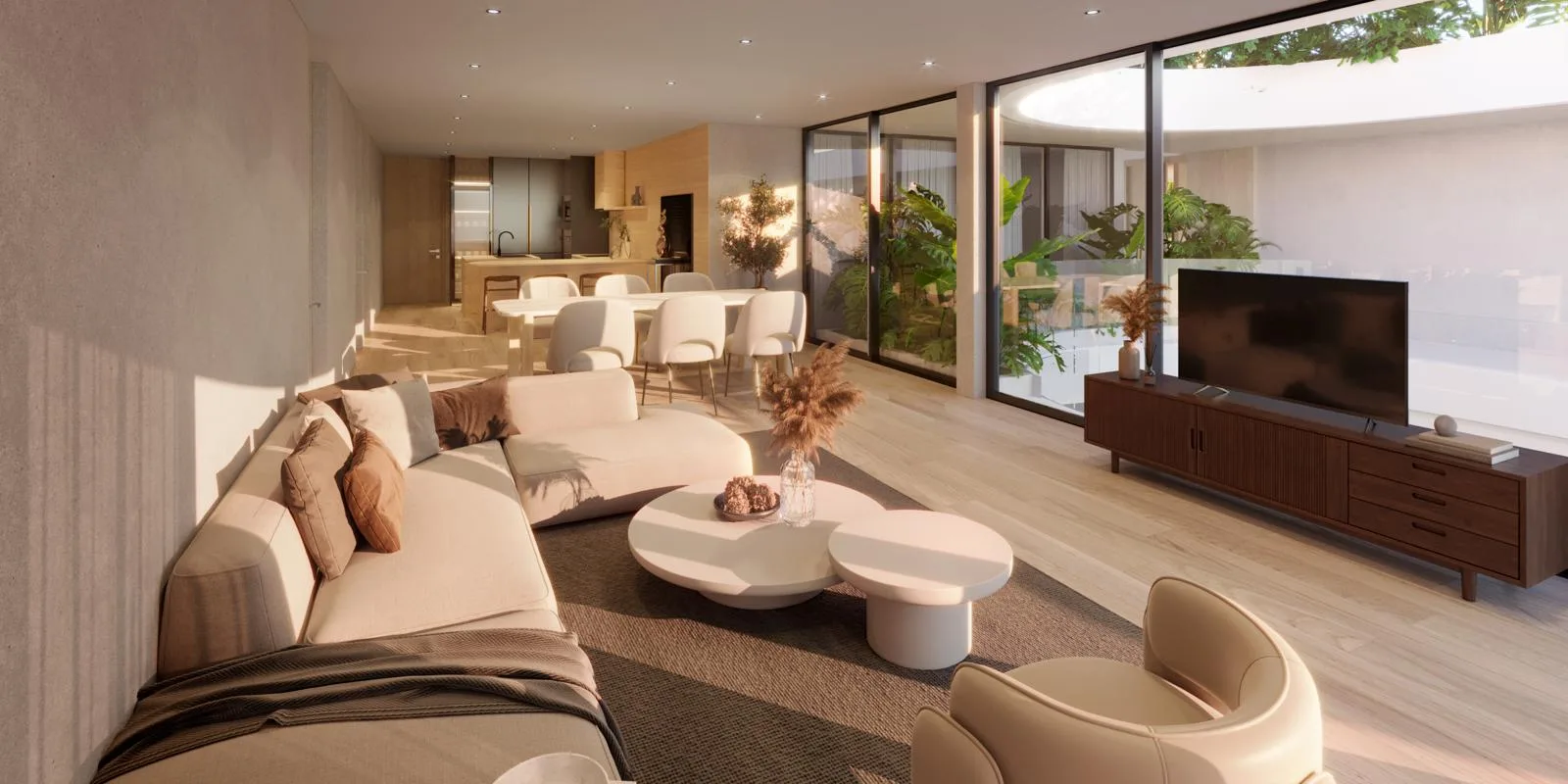 2-bedroom condo, 100 sqm