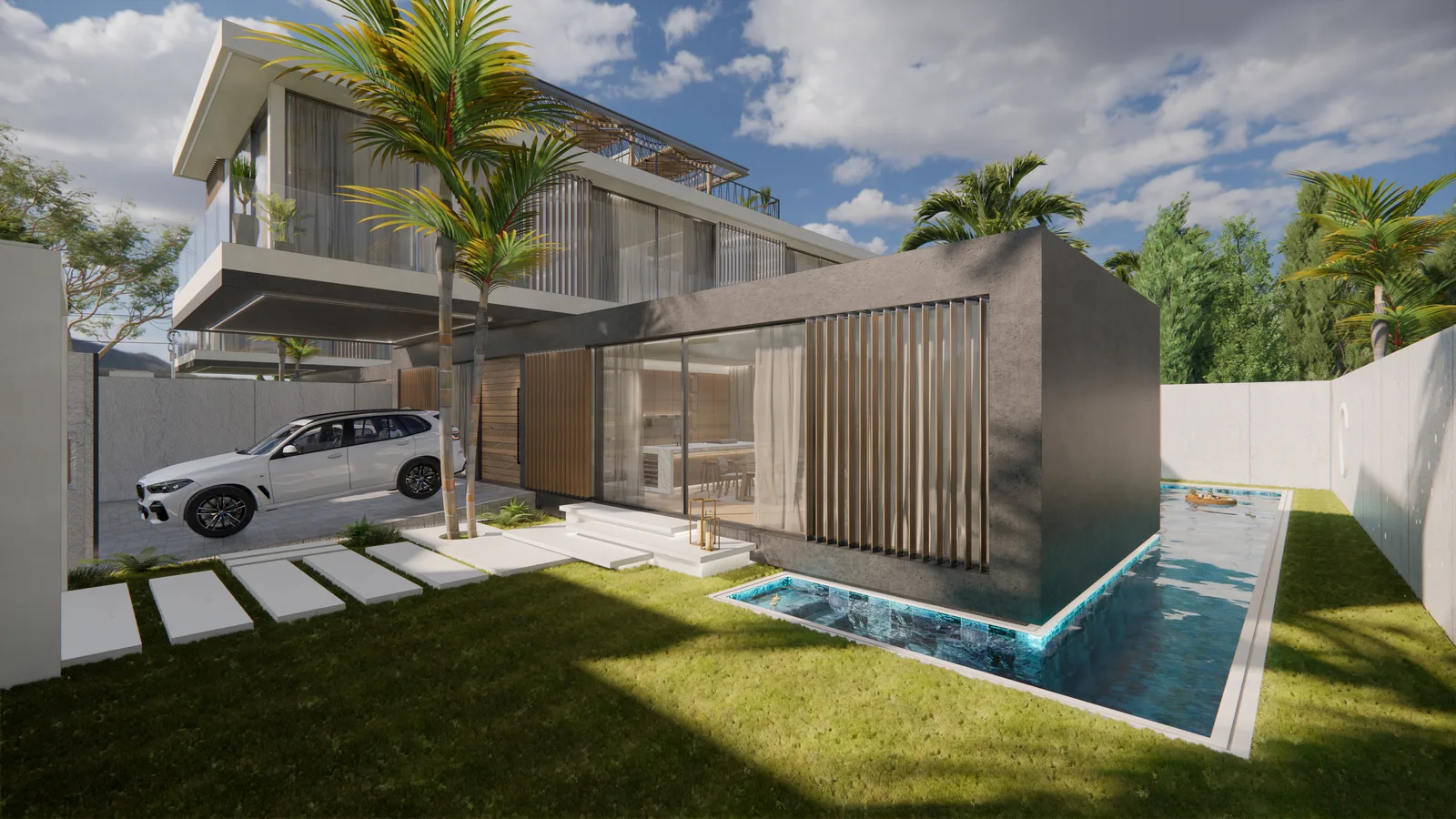 4-bedroom villa, 729 sqm