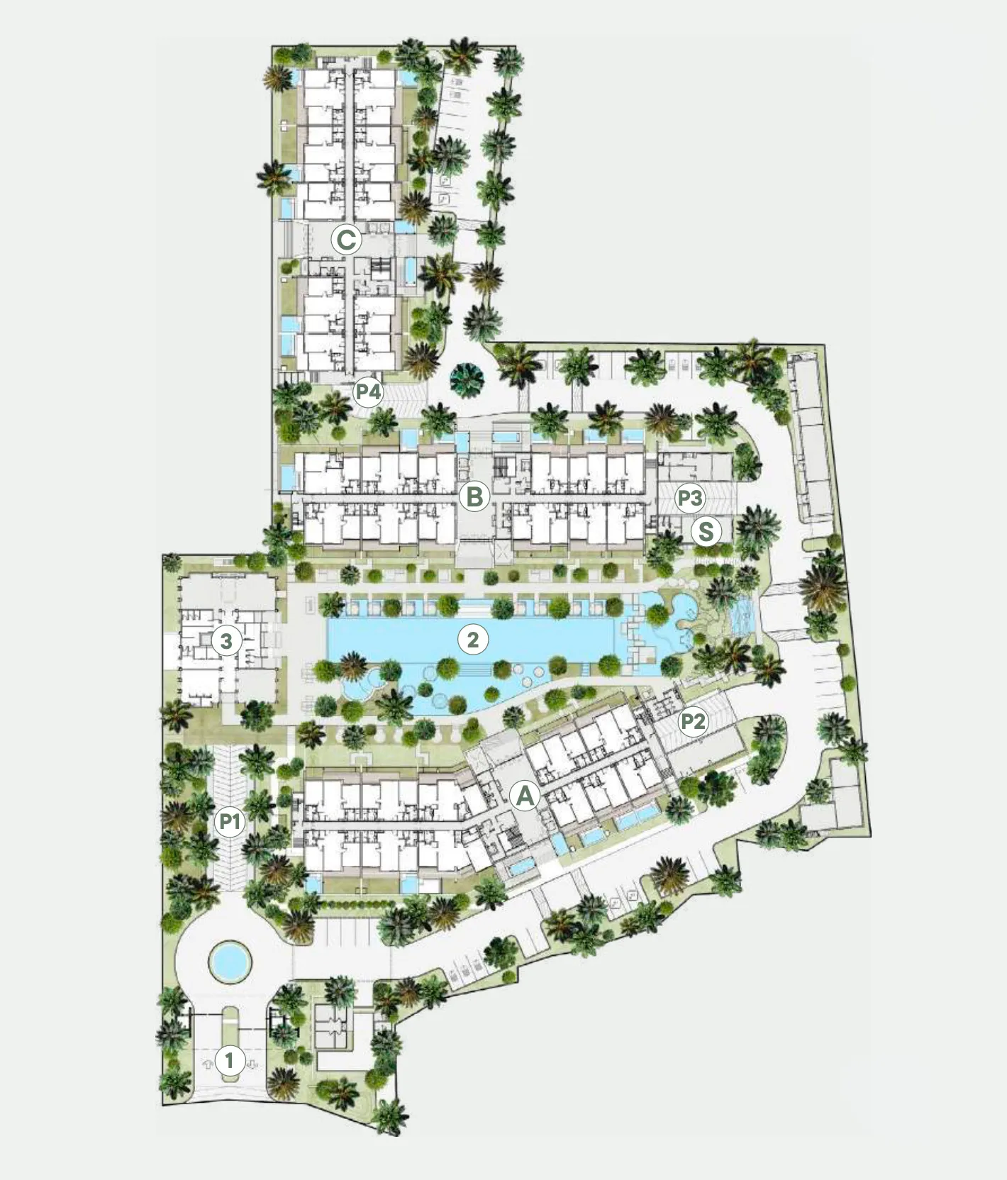 1-bedroom condo, 52 sqm