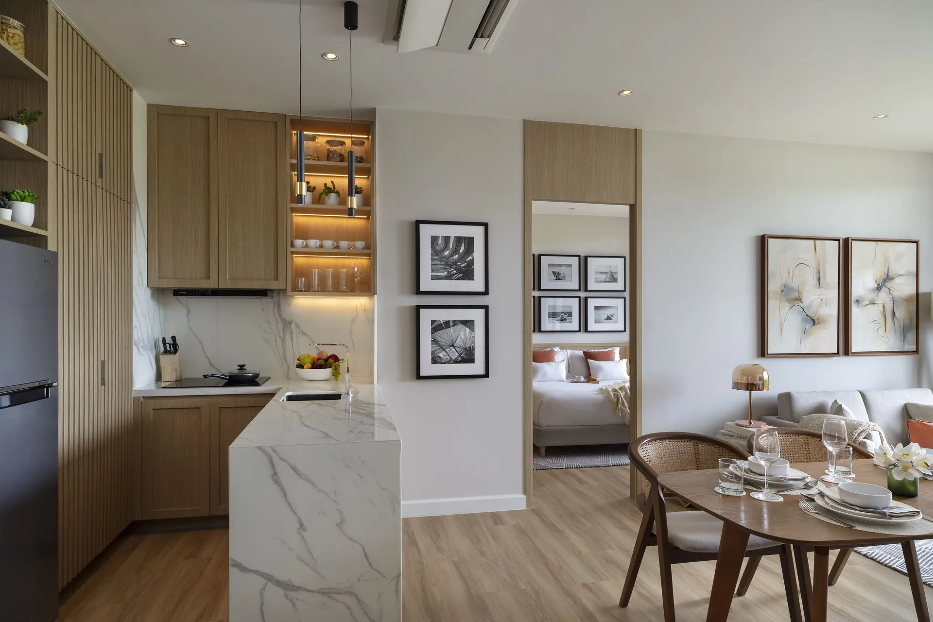 2-bedroom condo, 80 sqm