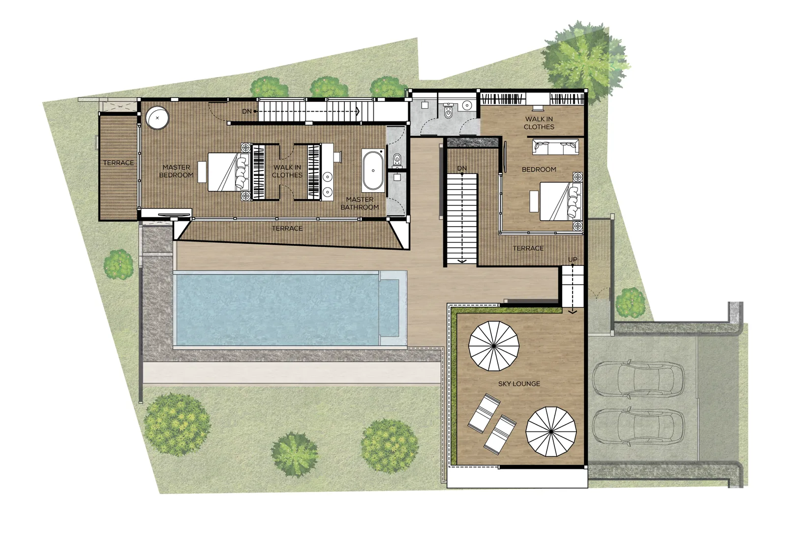 6-bedroom villa, 1050 sqm