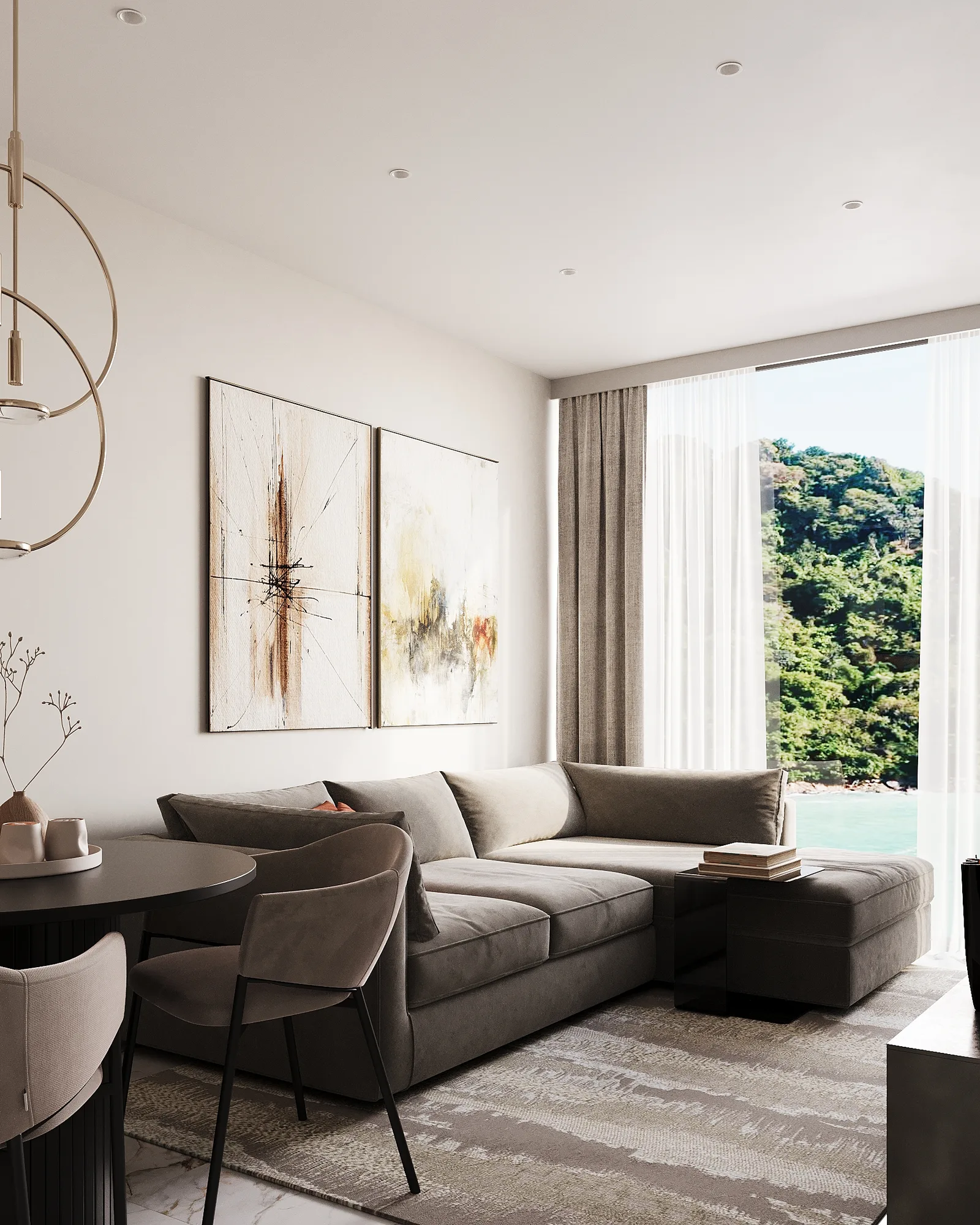 1-bedroom condo, 42 sqm