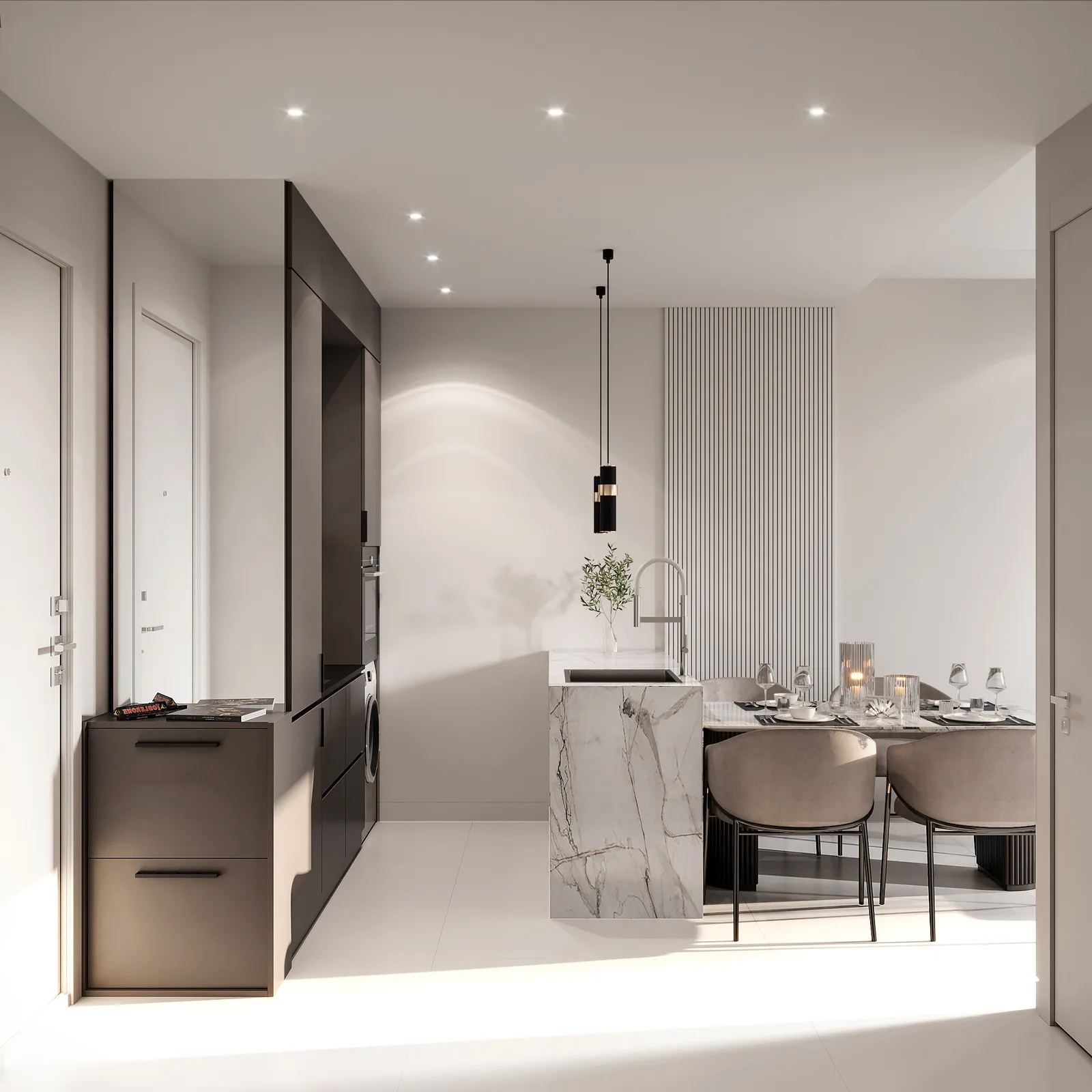 1-bedroom condo, 42 sqm