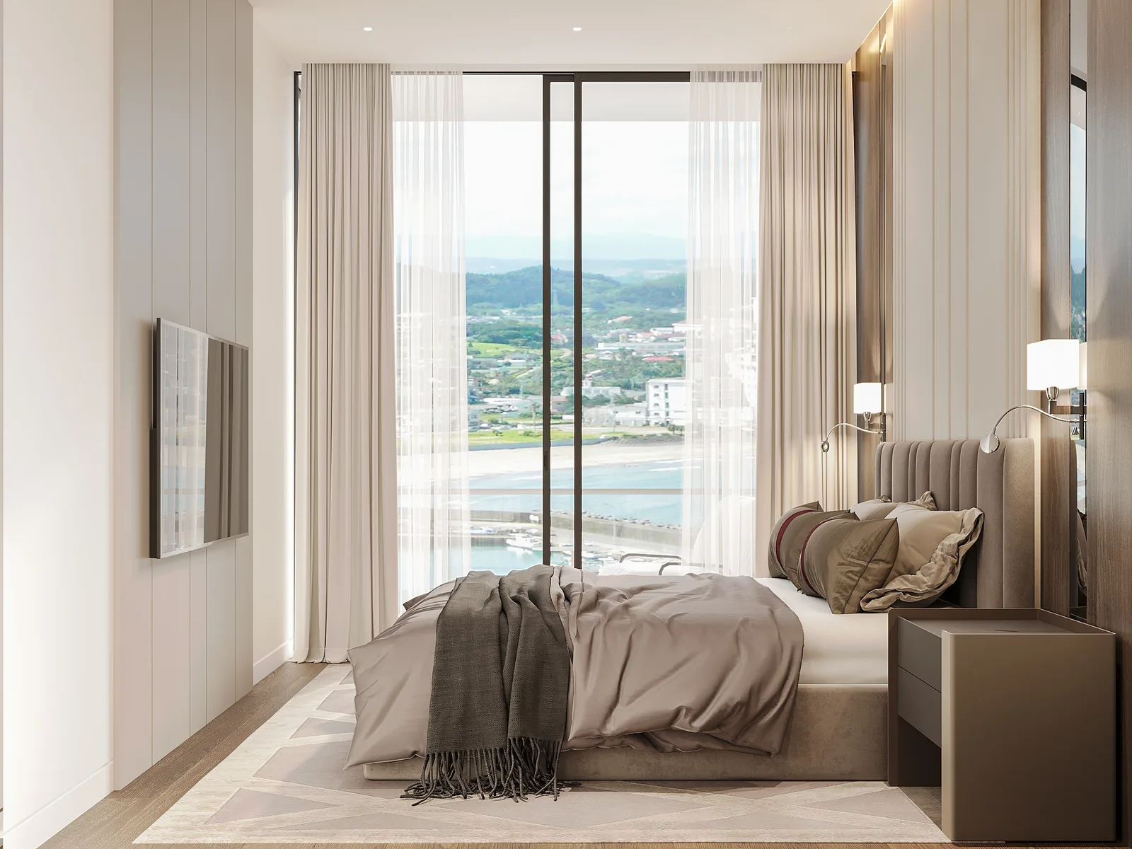 1-bedroom condo, 42 sqm