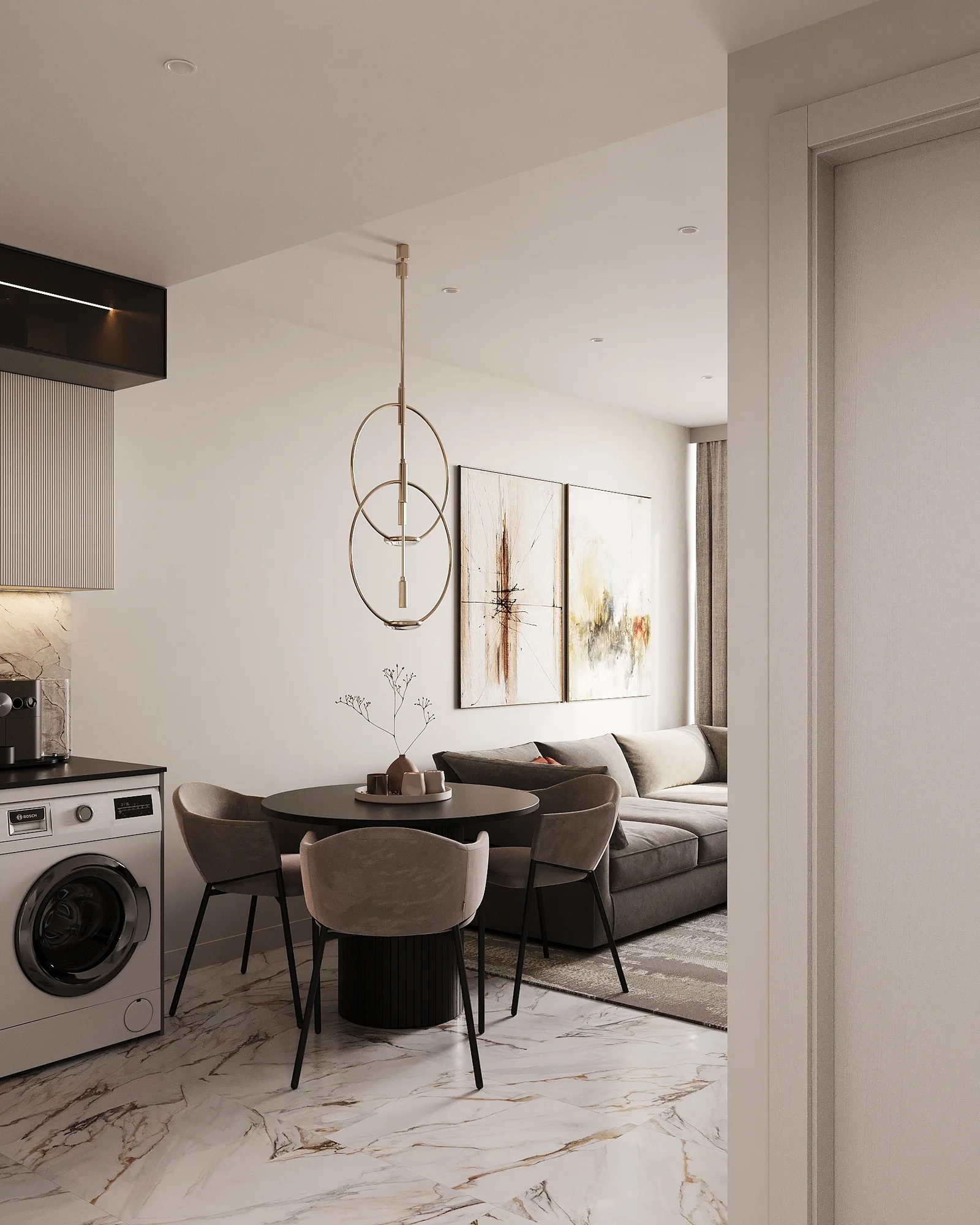 1-bedroom condo, 42 sqm