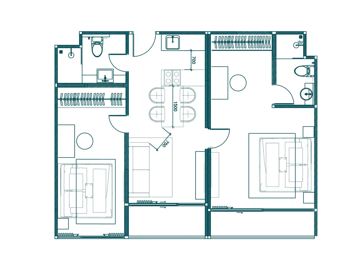 Studio, 27 sqm