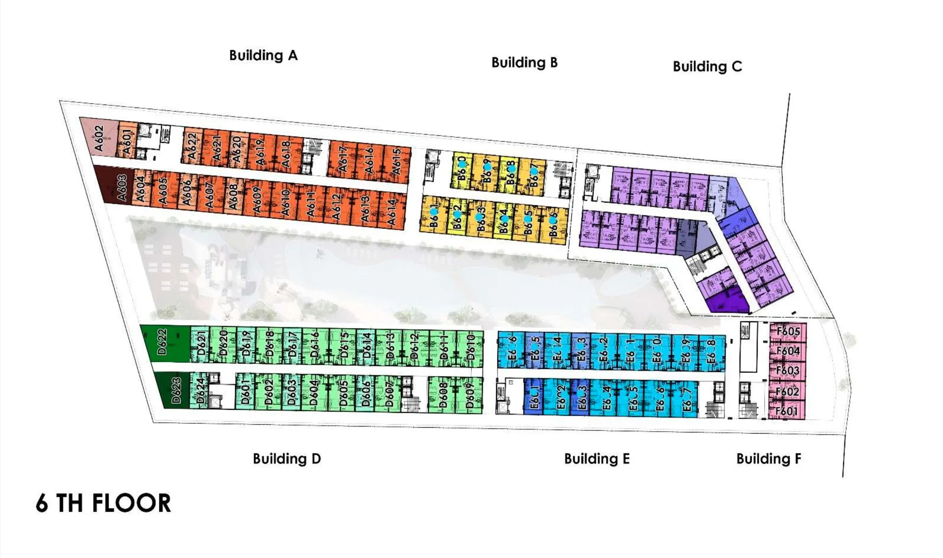1-bedroom condo, 43 sqm