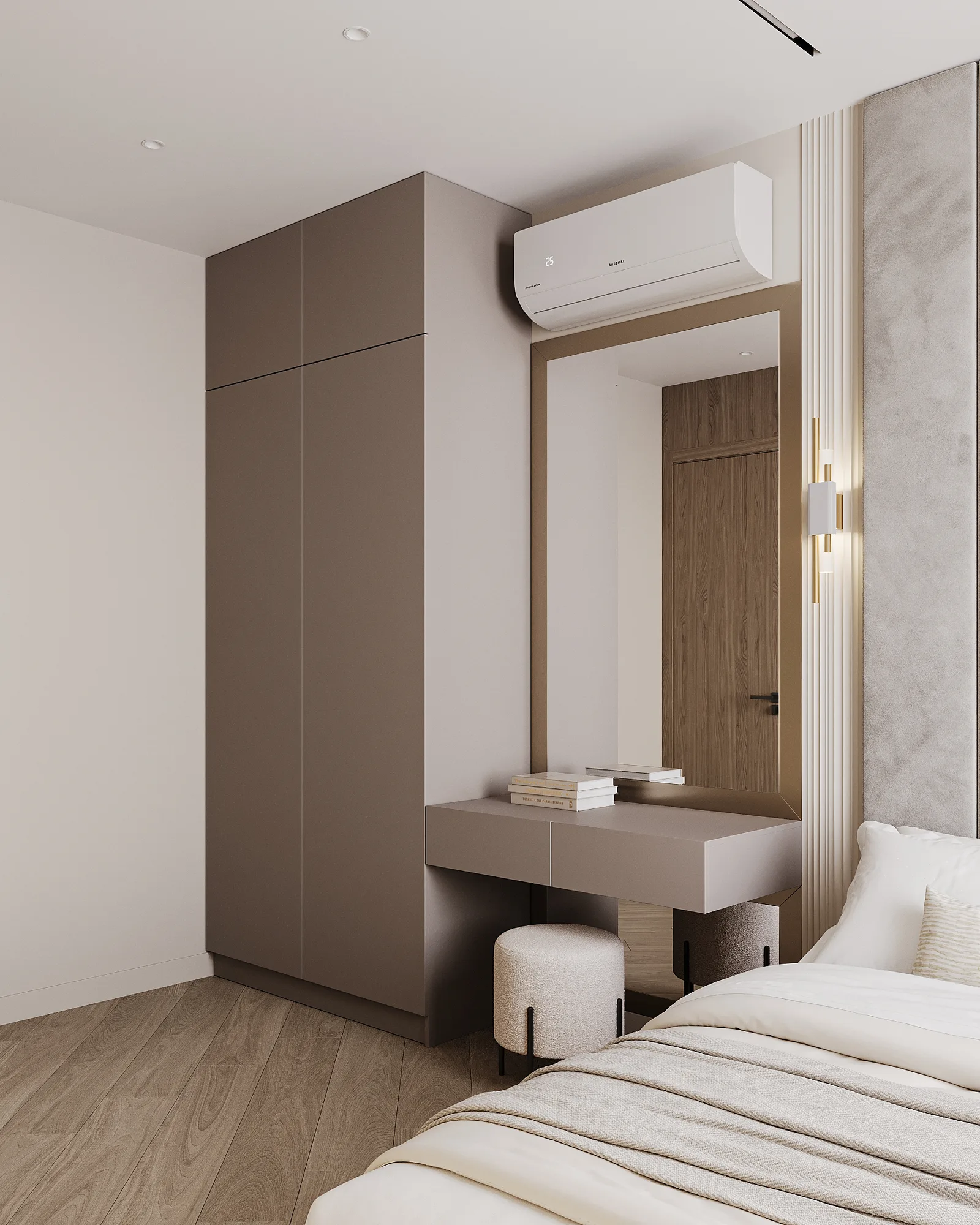 2-bedroom condo, 45 sqm