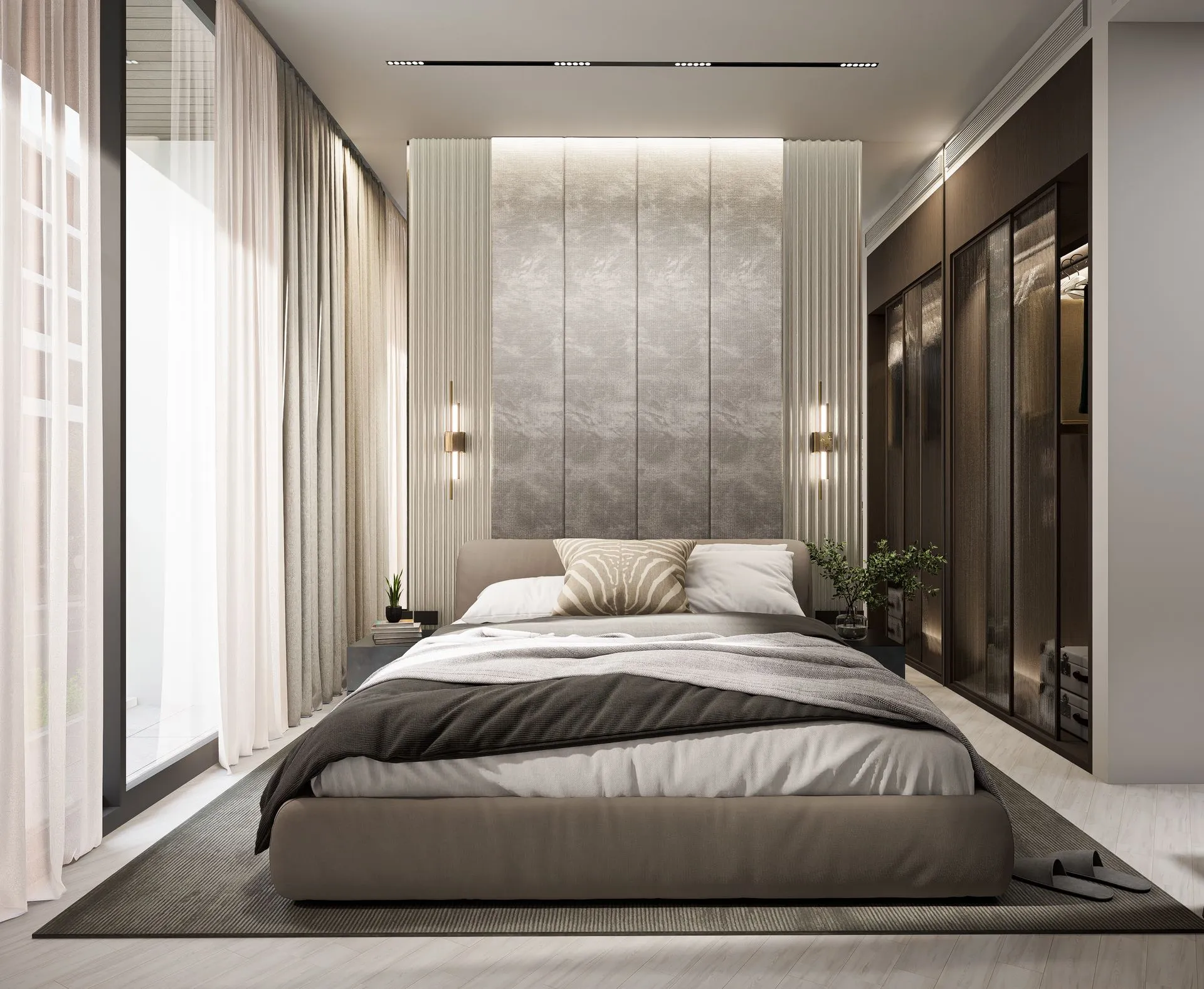 2-bedroom condo, 45 sqm