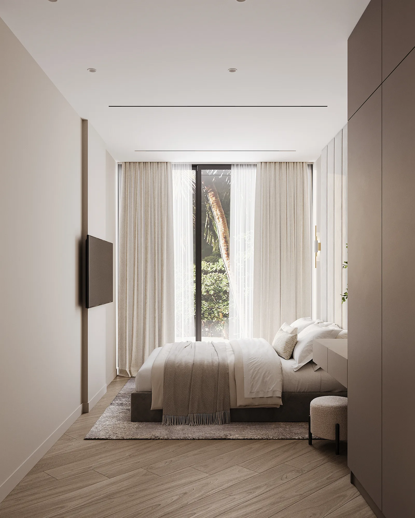 2-bedroom condo, 45 sqm
